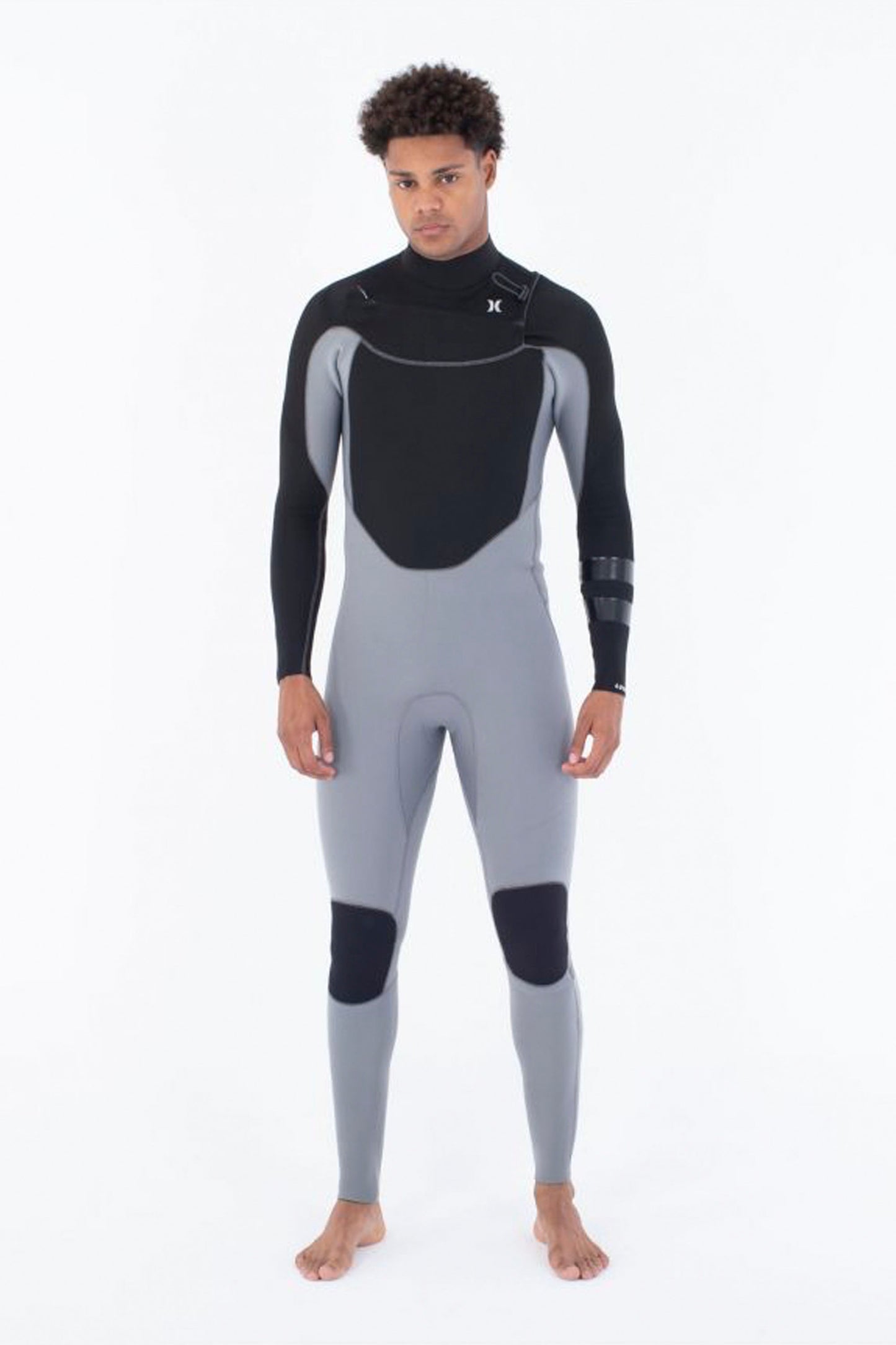 Hurley Pukas Surf Shop ADVANT Fullsuit 3/2 mm chest-zip wetsuit grey sustainable neoprene