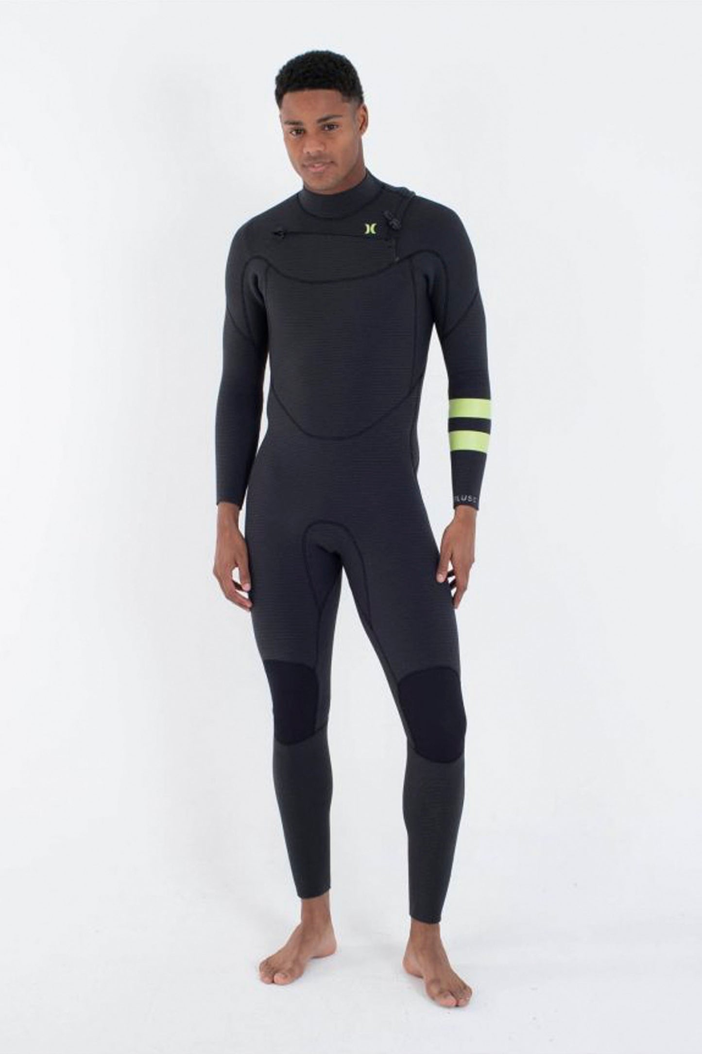 Hurley Pukas Surf Shop PLUS 4/3mm Fullsuit men chest-zip wetsuit black