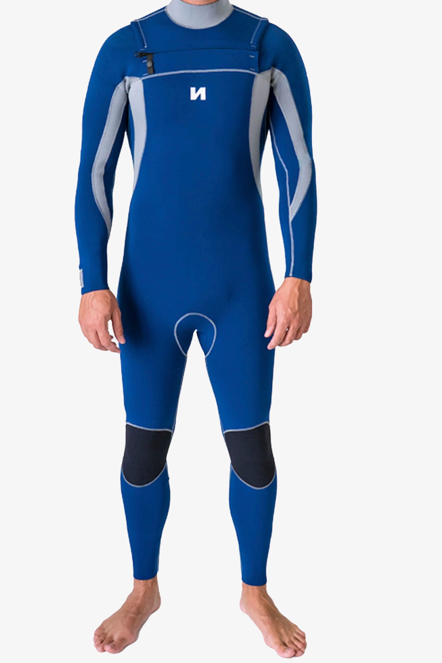 Narval Blue wetsuit with grey accents Pukas Surf Shop