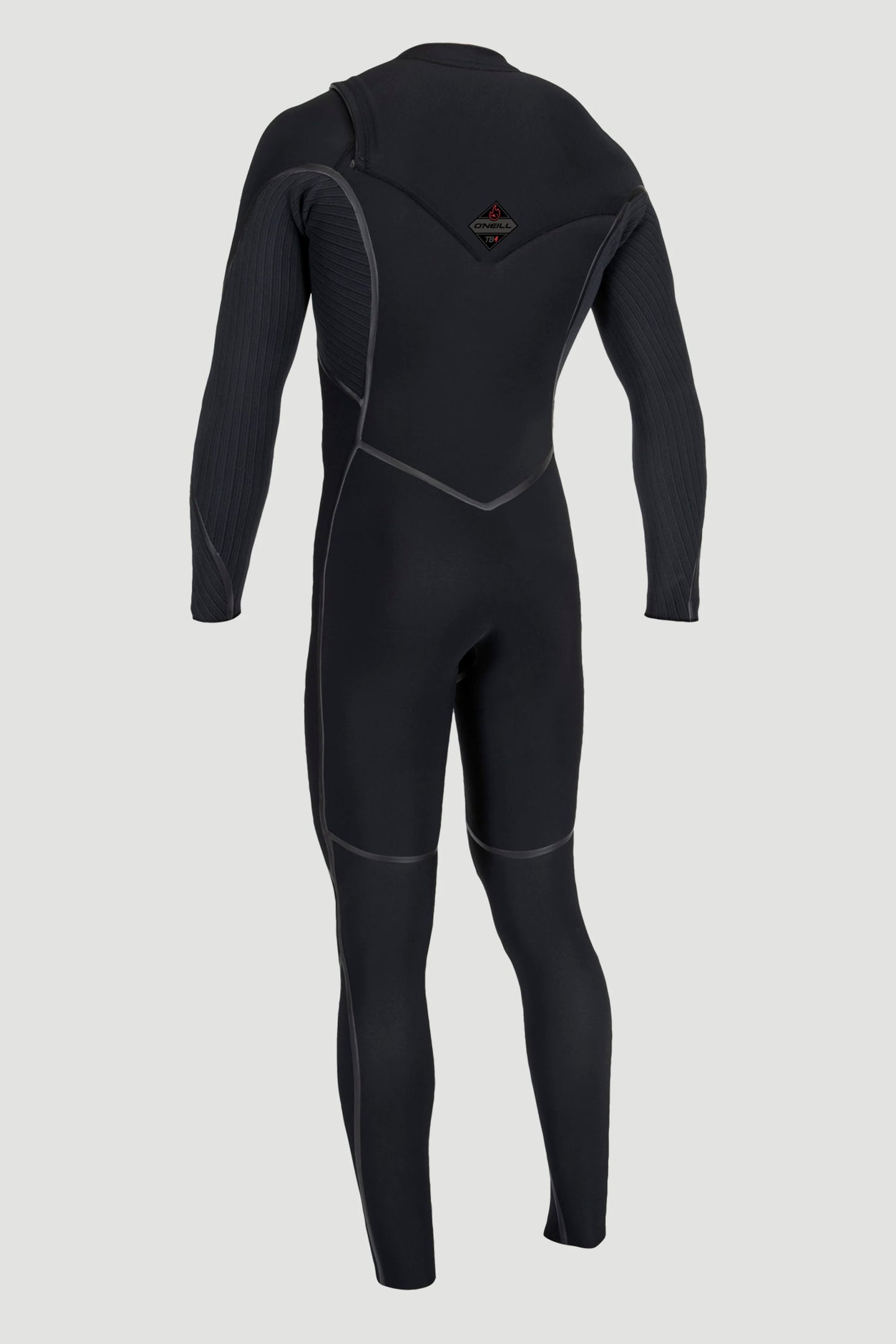 Pukas Surf Shop O’Neill Hyperfreak Fire 5/4+ mm Chest Zip Full Wetsuit in Black/Black