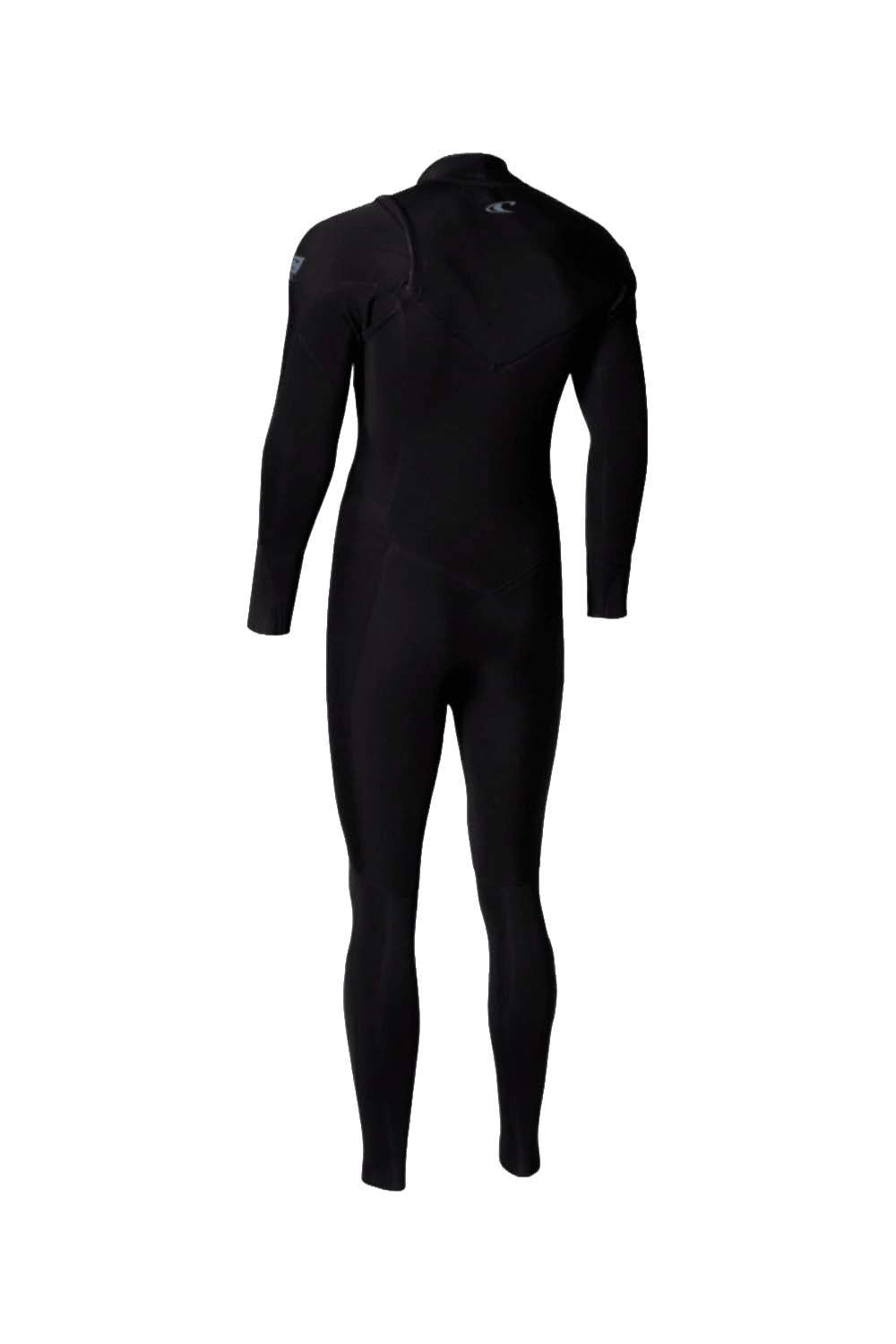 Black wetsuit on a white background