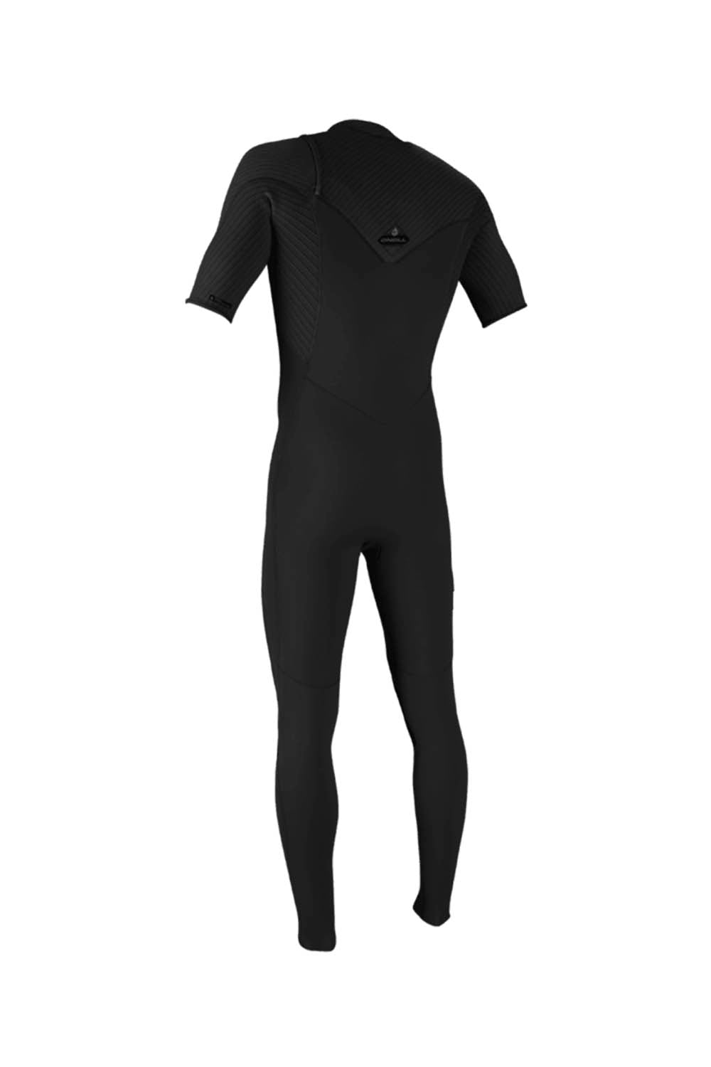 Black wetsuit on a white background