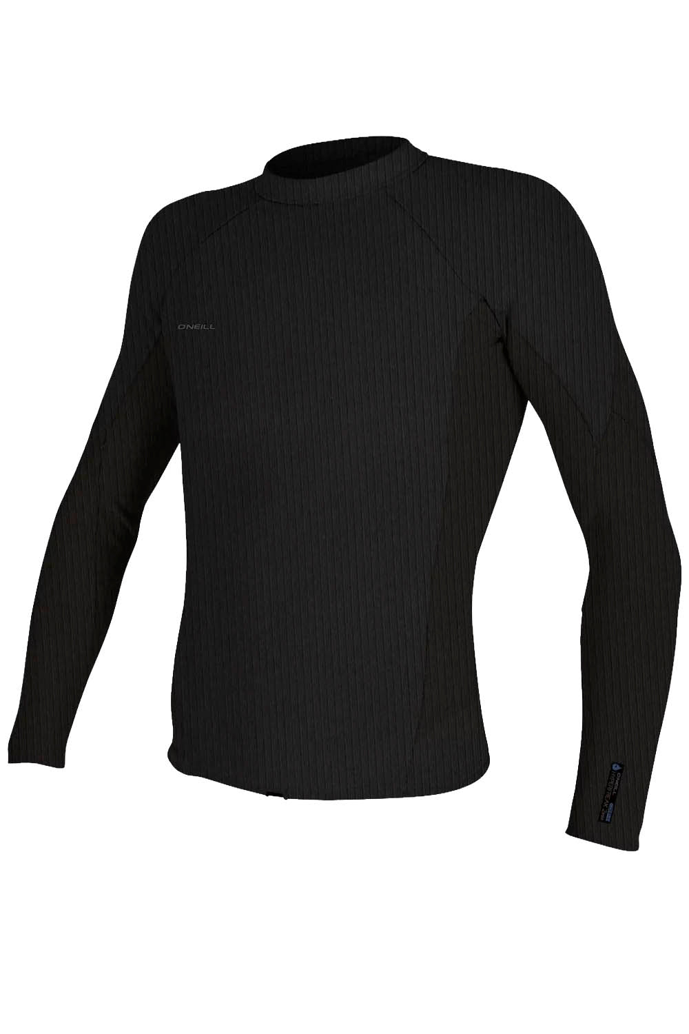 O'Neill Hyperfreak Comp-X 2mm long sleeve rashguard in black – men's warm water surf