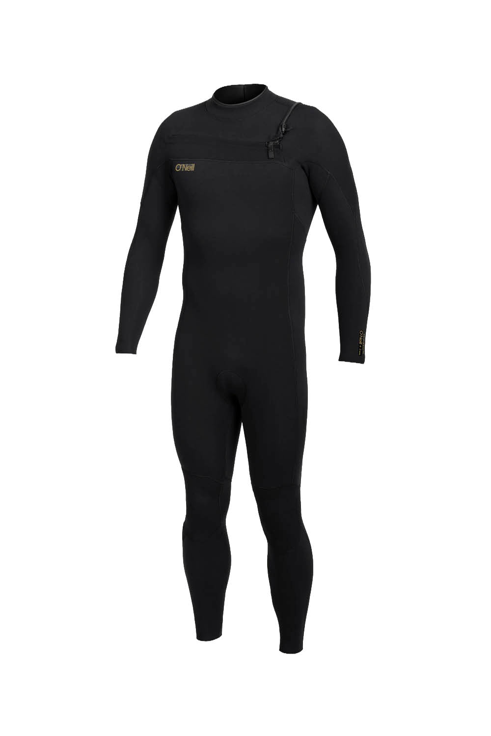 Black wetsuit on a white background