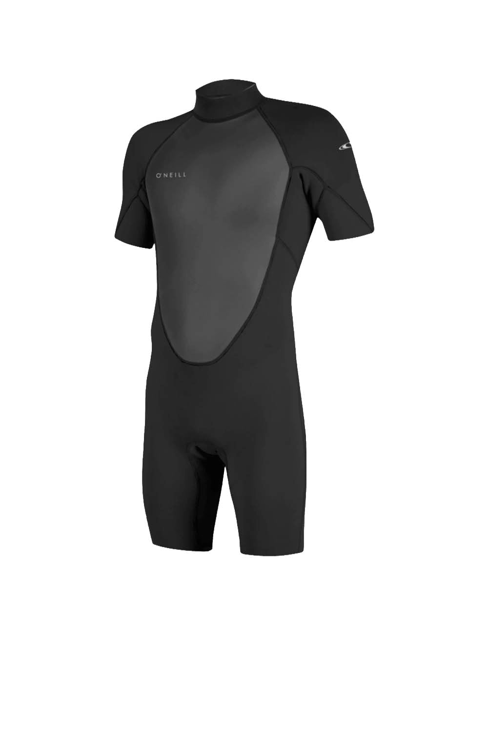 Black and gray wetsuit on a white background