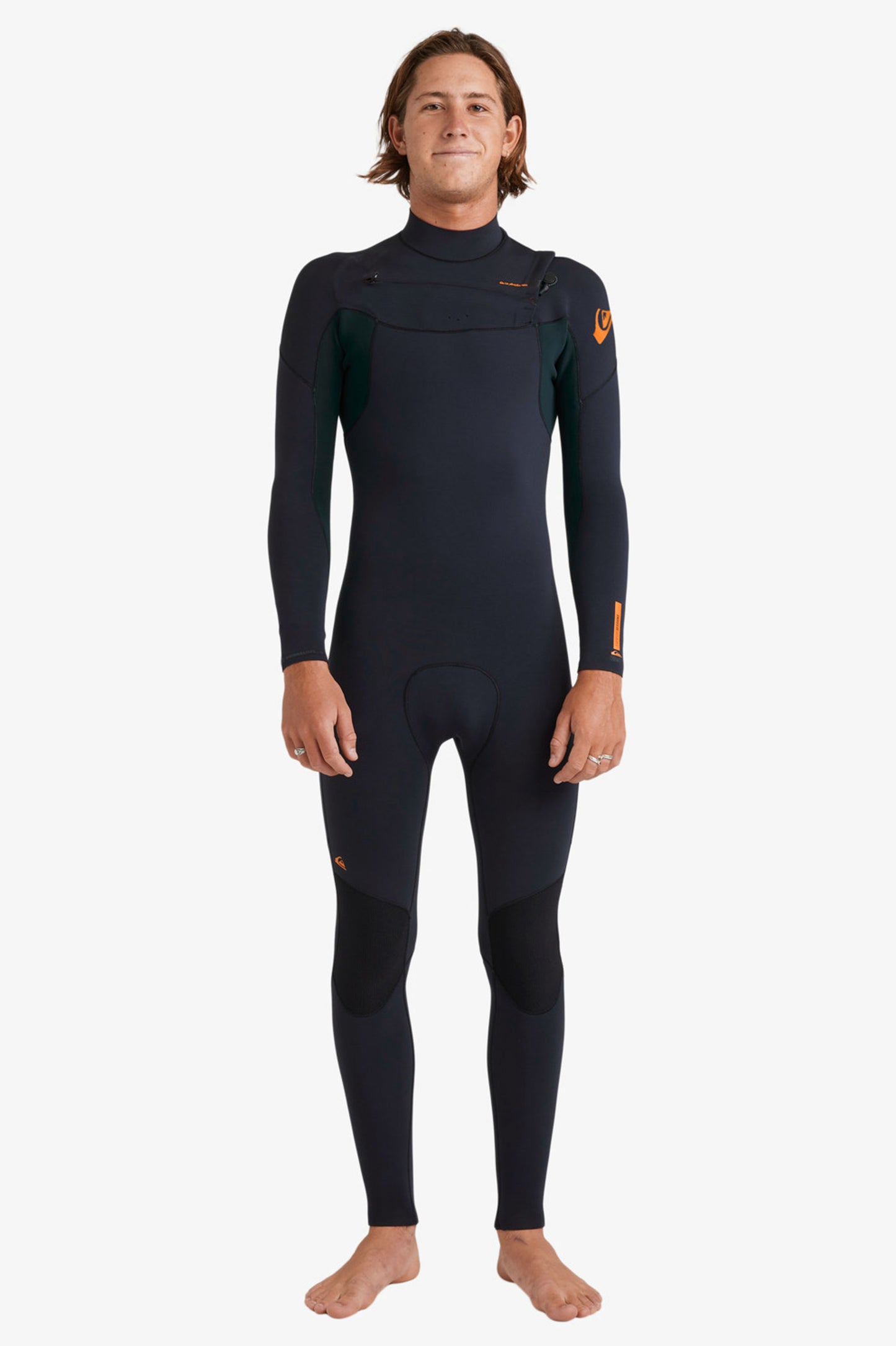 Pukas Surf Shop Man Wetsuit Quiksilver Everyday Sessions 4/3mm Chest Zip Jade