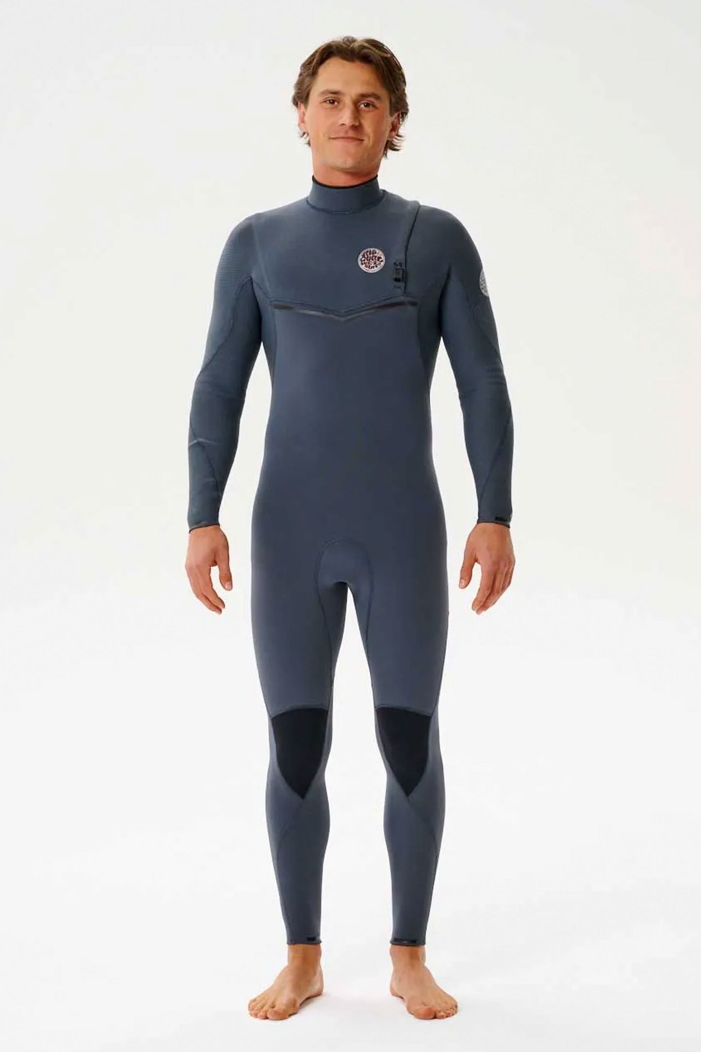 Pukas Surf Shop Man Wetsuit Ripcurl E-bomb Zip Free 3/2 Iron