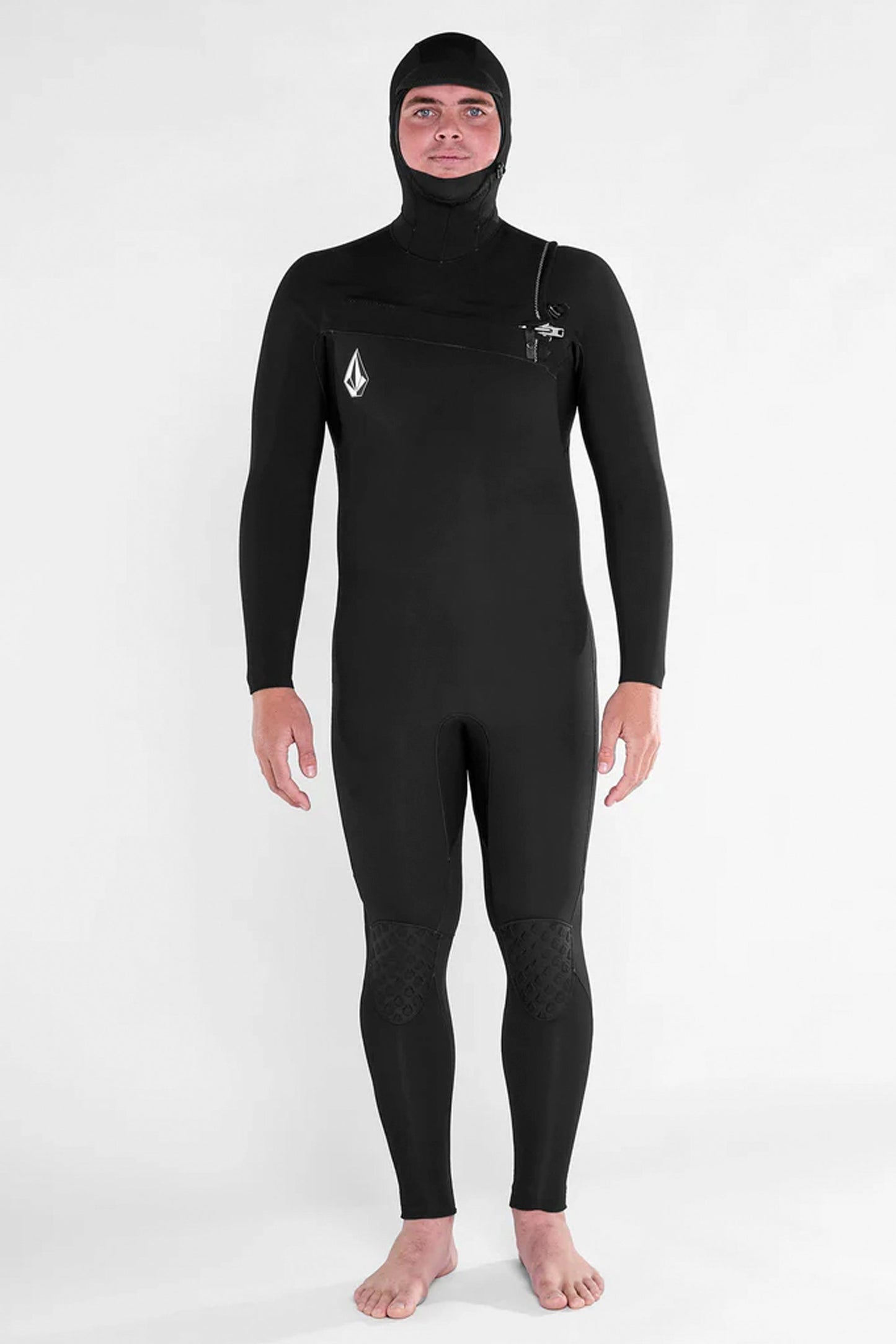 Pukas Surf Shop Man Wetsuit Volcom 5/4/3 Hooded Black