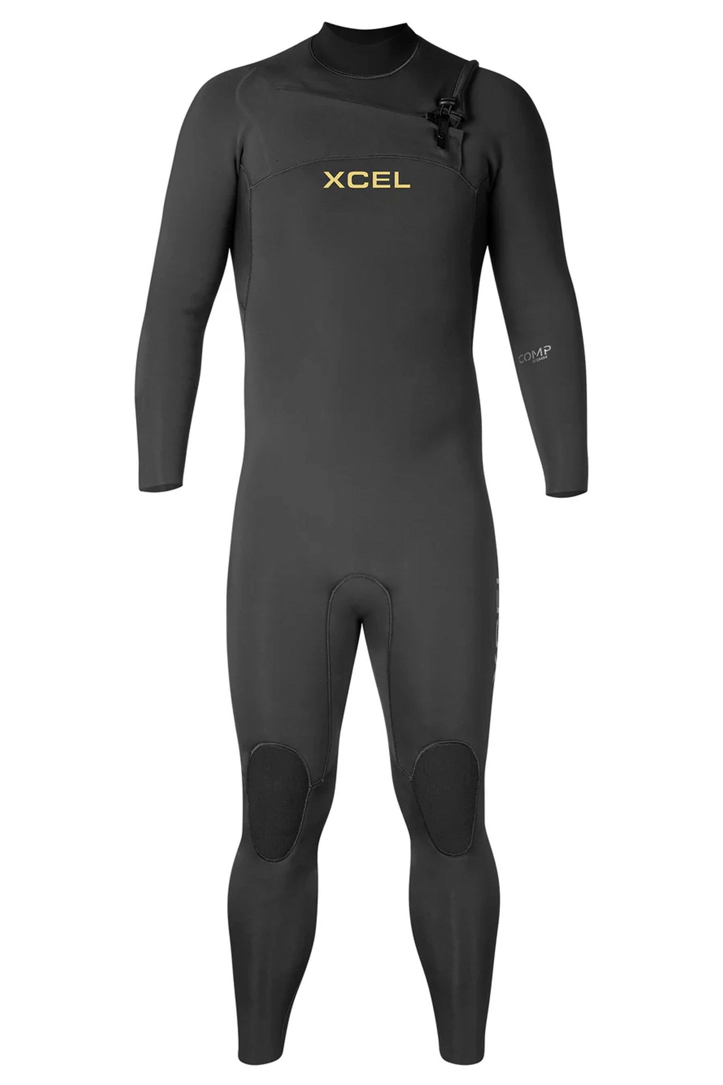 Pukas Surf Shop Man Wetsuit Xcel Comp 4/3mm Chest Zip Black