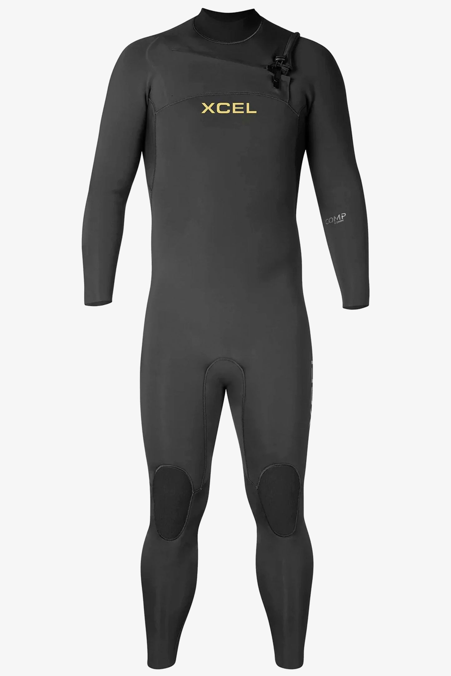 Pukas Surf Shop Man Wetsuit Xcel Comp 4/3mm Chest Zip Black
