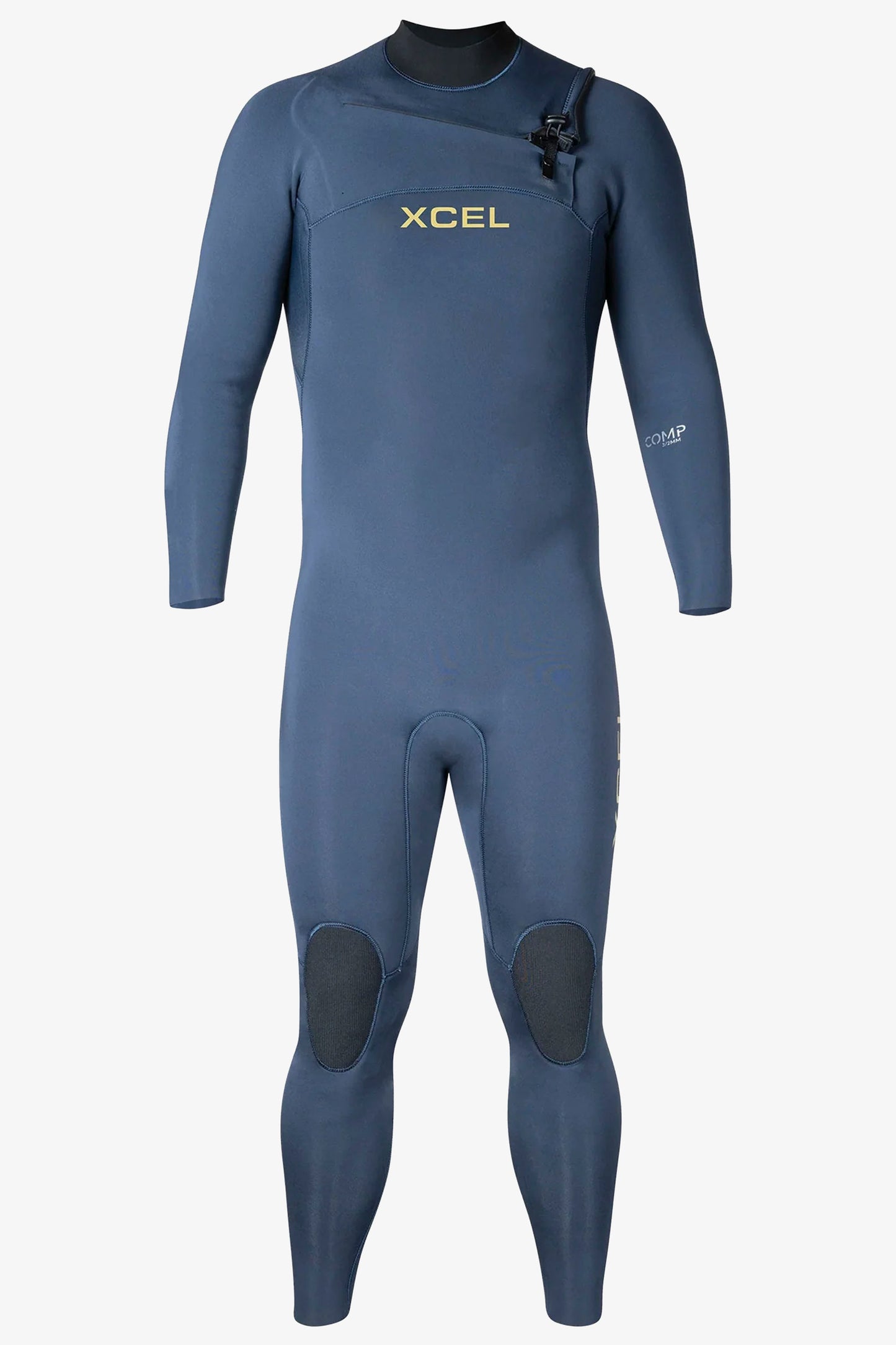 Pukas Surf Shop Xcel Comp 4/3mm wetsuit with Chest-Zip in Blue