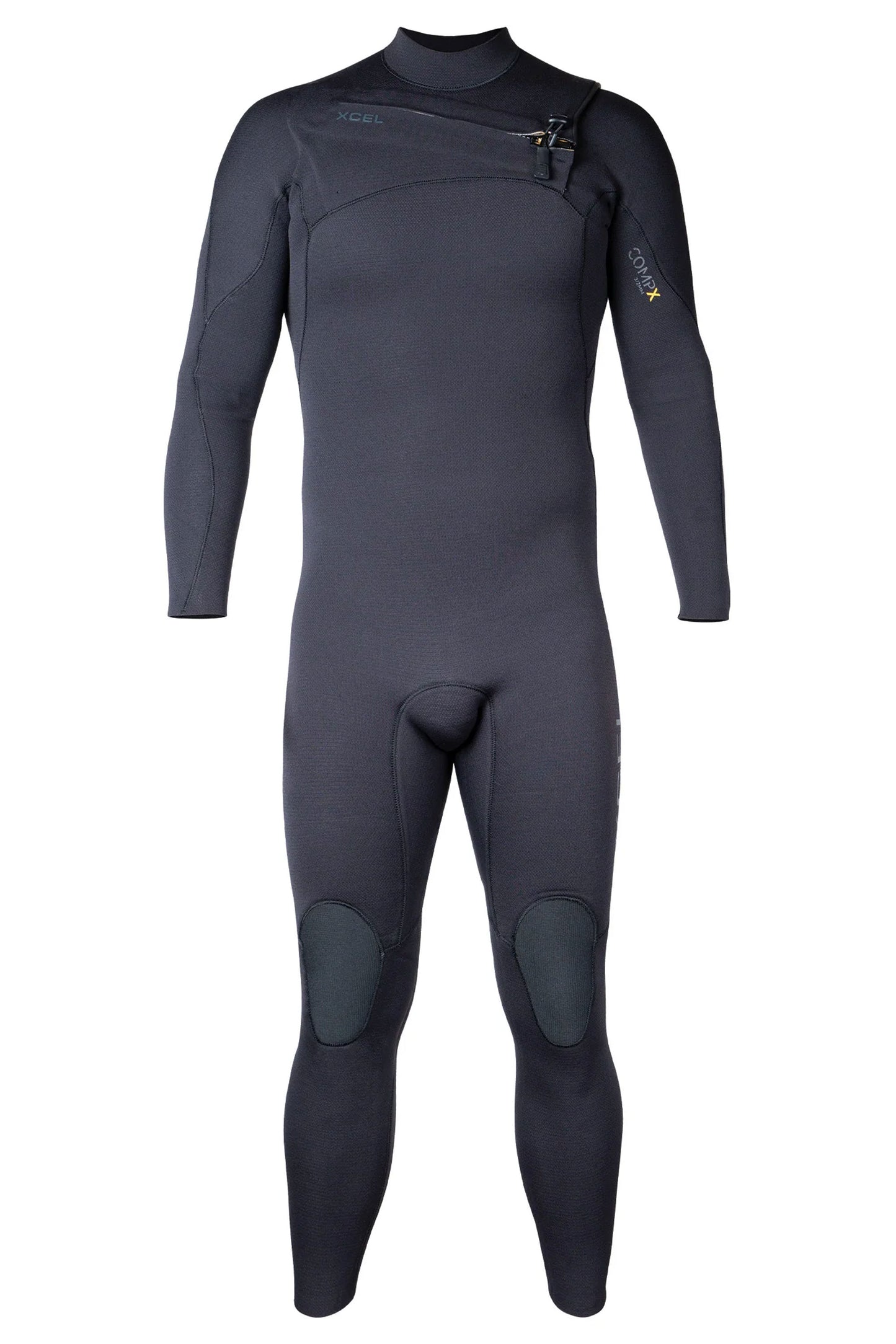 Pukas Surf Shop Man Wetsuit Xcel Compx 4/3mm Chest Zip Black