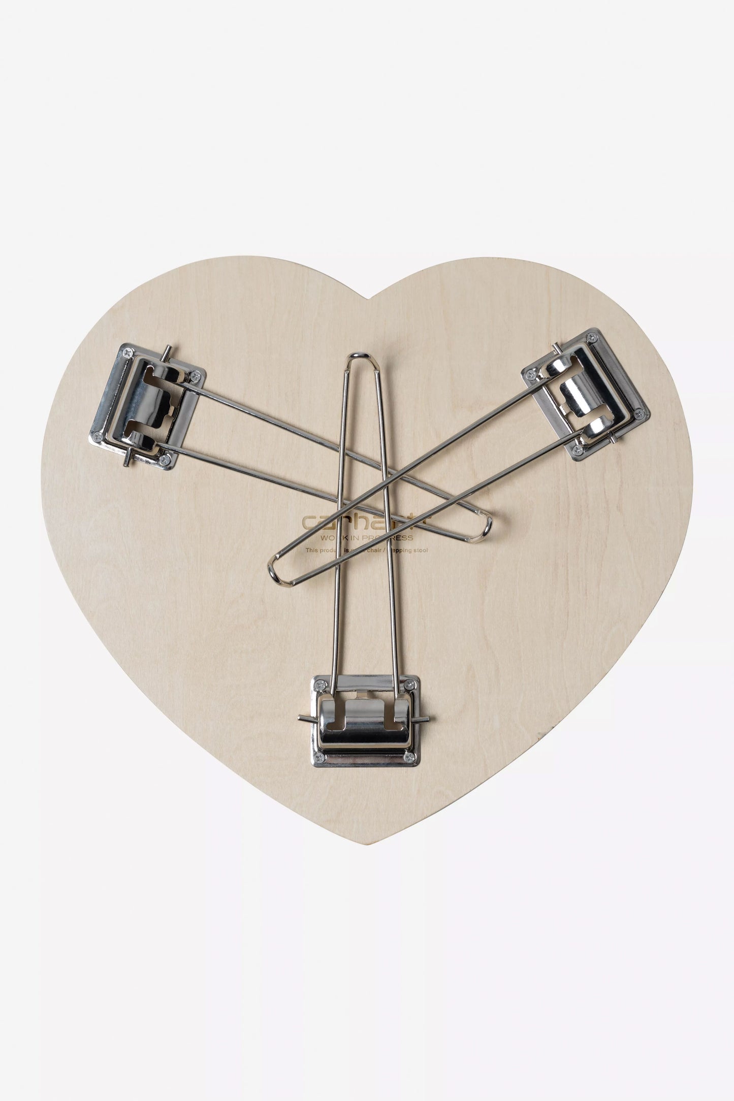 Pukas Surf Shop Carhartt WIP folding table in heart shape (scarlet & white)