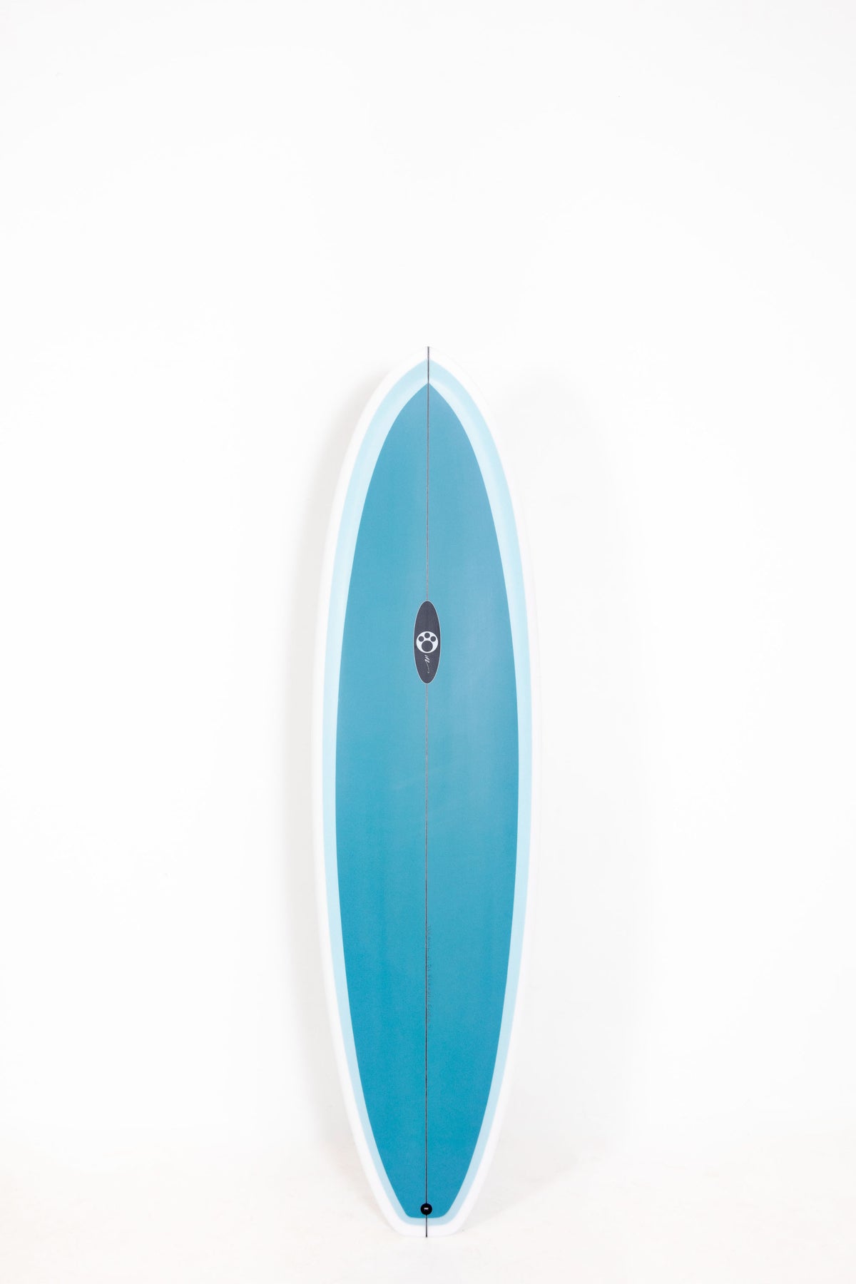 Blue Maurice Cole Surfboard Red Dingo size 6'9" on a white background by Pukas Surf Shop