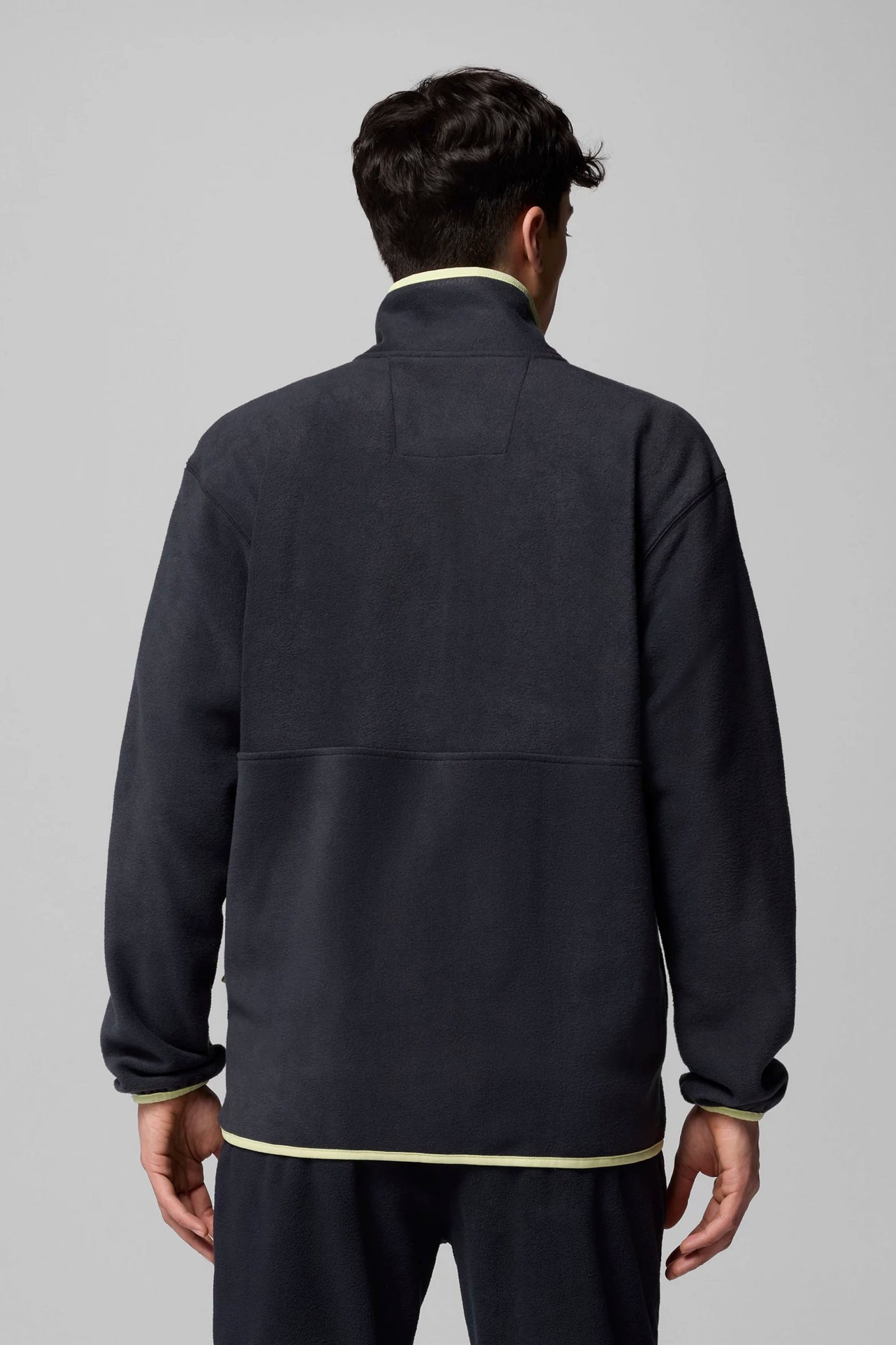 Pukas Surf Shop Columbia men’s fleece jacket in Black / Compass Blue