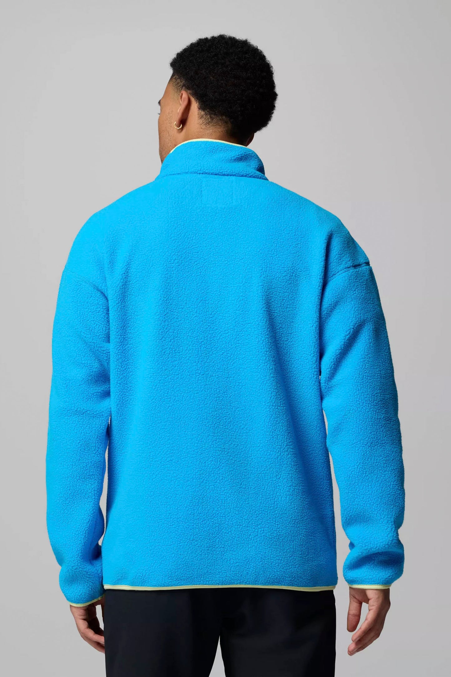 Pukas Surf Shop Columbia men’s half snap fleece in Compass Blue