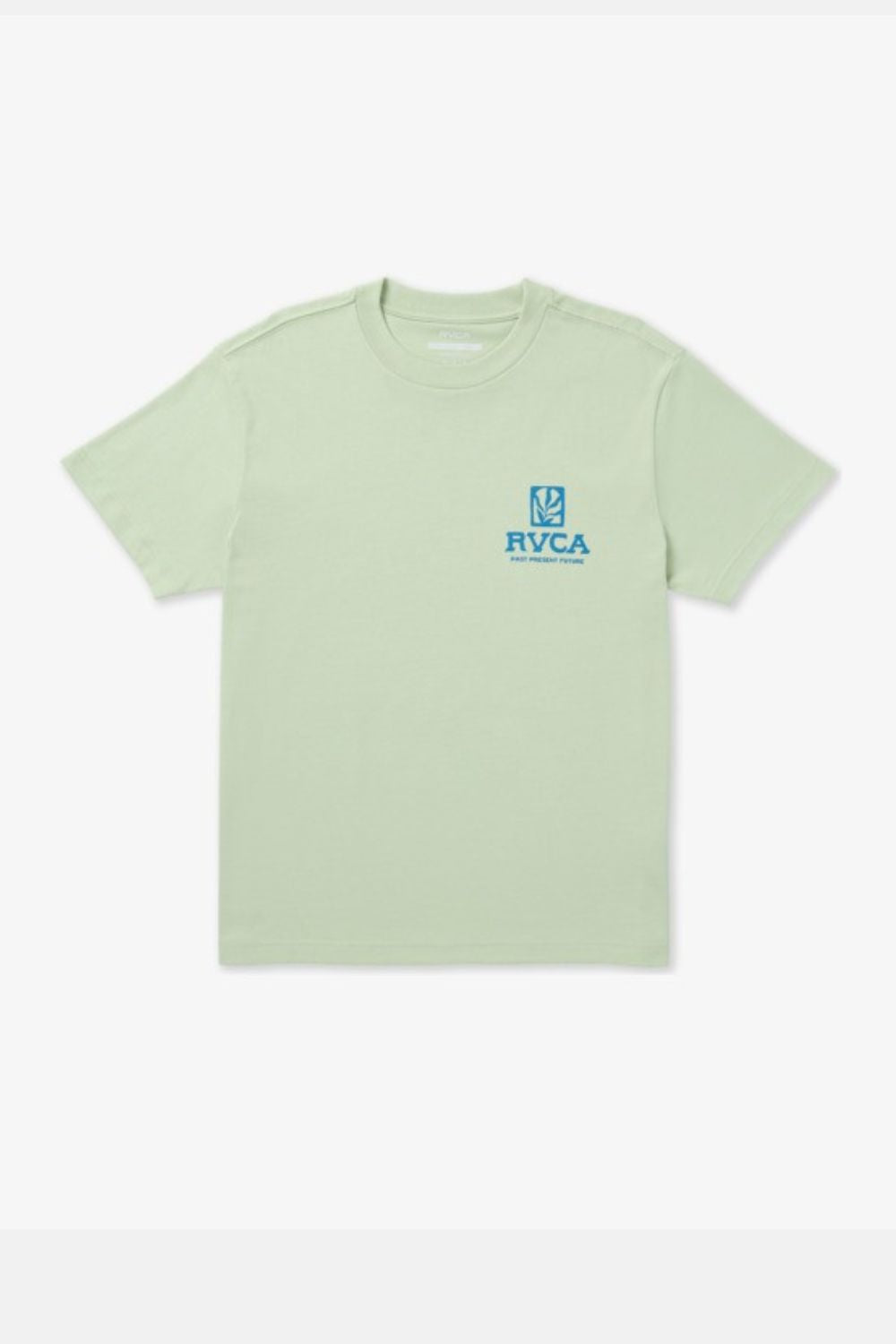 RVCA Palmgrove Tee – Men's green graphic crew-neck tee, relaxed surf lifestyle fit – Pukas Surf Shop
