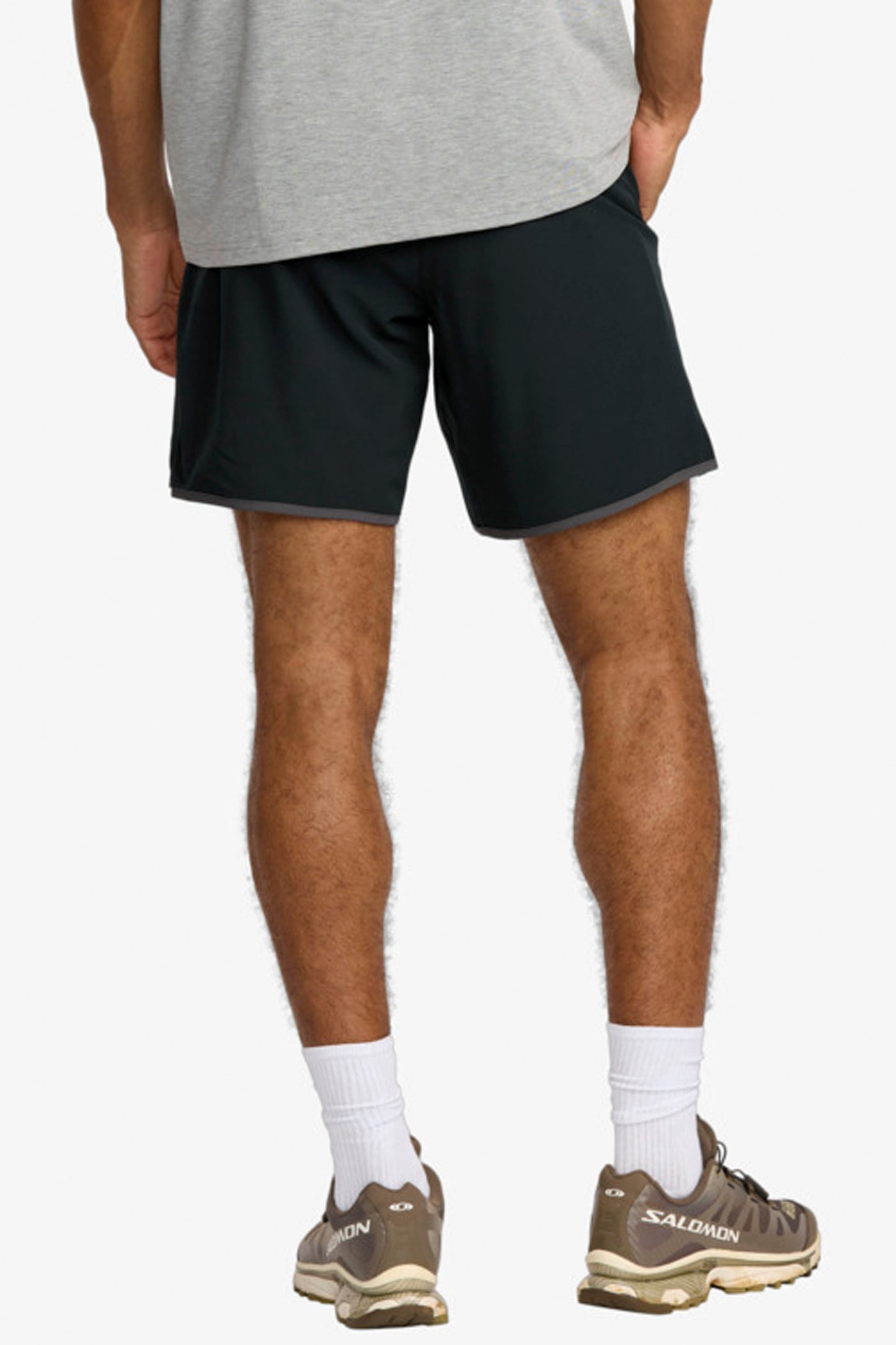 Pukas Surf Shop RVCA men’s athletic short in black
