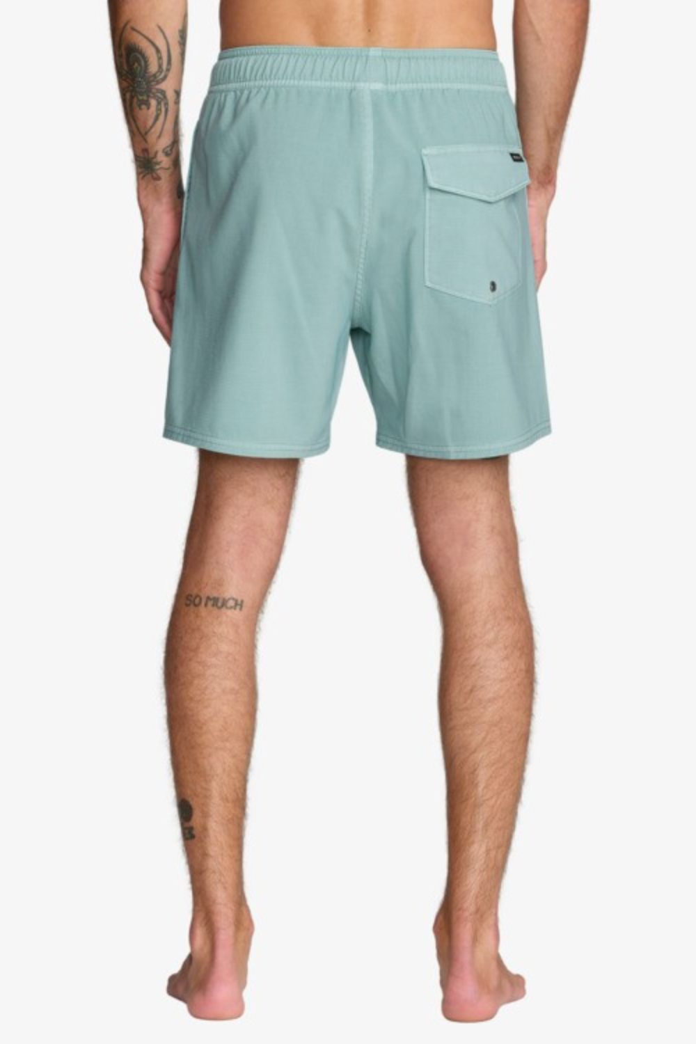RVCA VA Pigment Elastic Short 16 men's swim shorts in Blue Haze — available at Pukas Surf Shop
