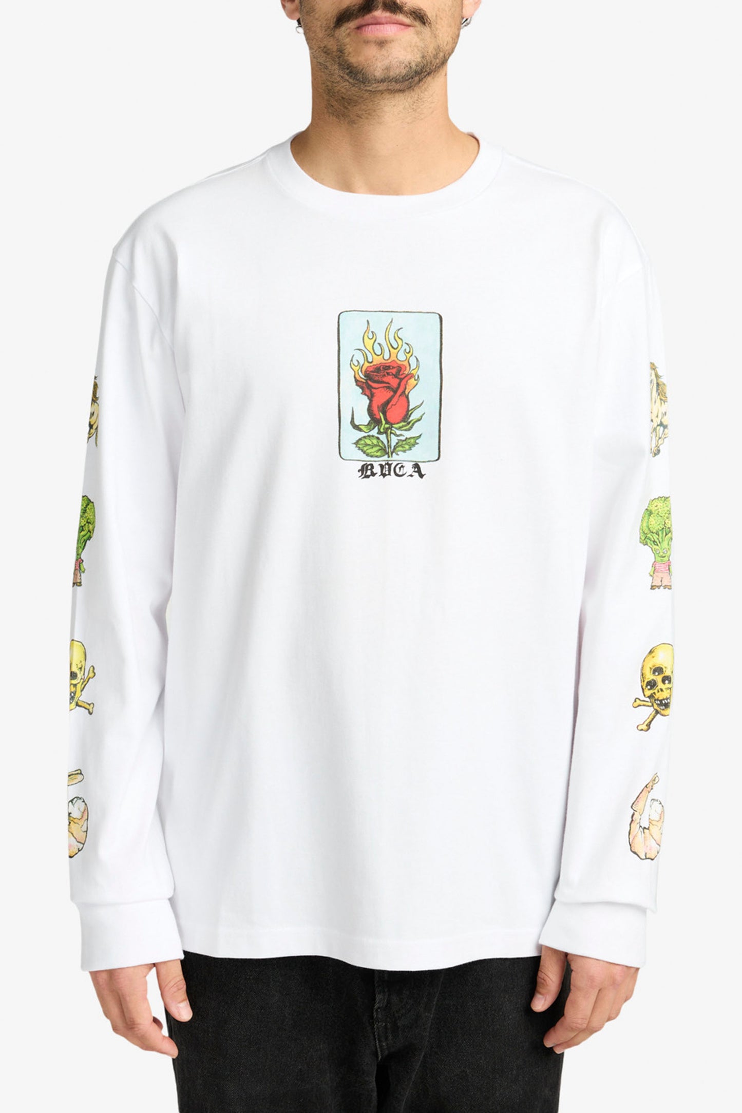 Pukas Surf Shop RVCA men’s graphic long-sleeve tee