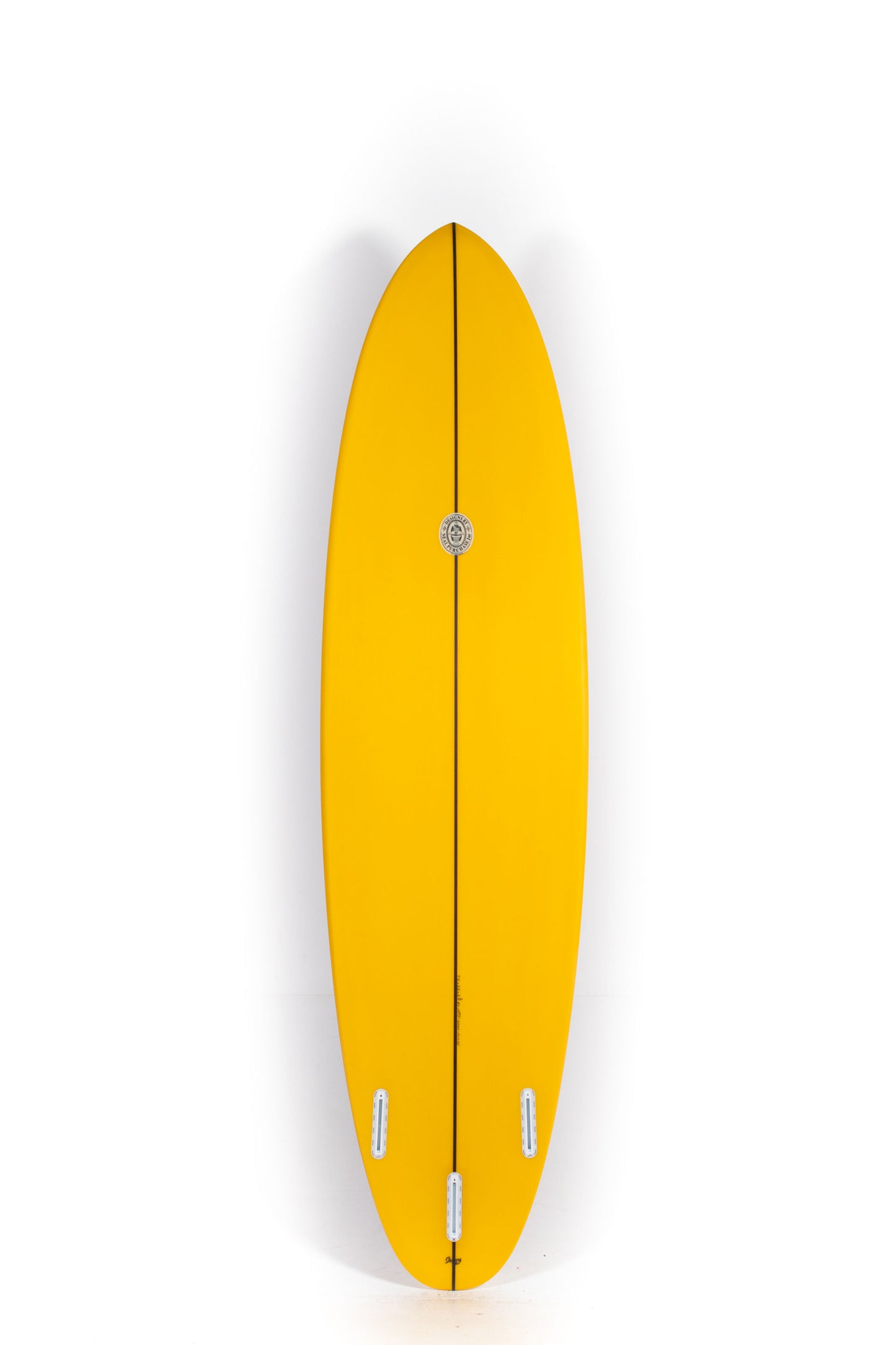Lila and yellow Neal Purchase Jnr Surfboard luster size 7'6" at Pukas Surf Shop - 2