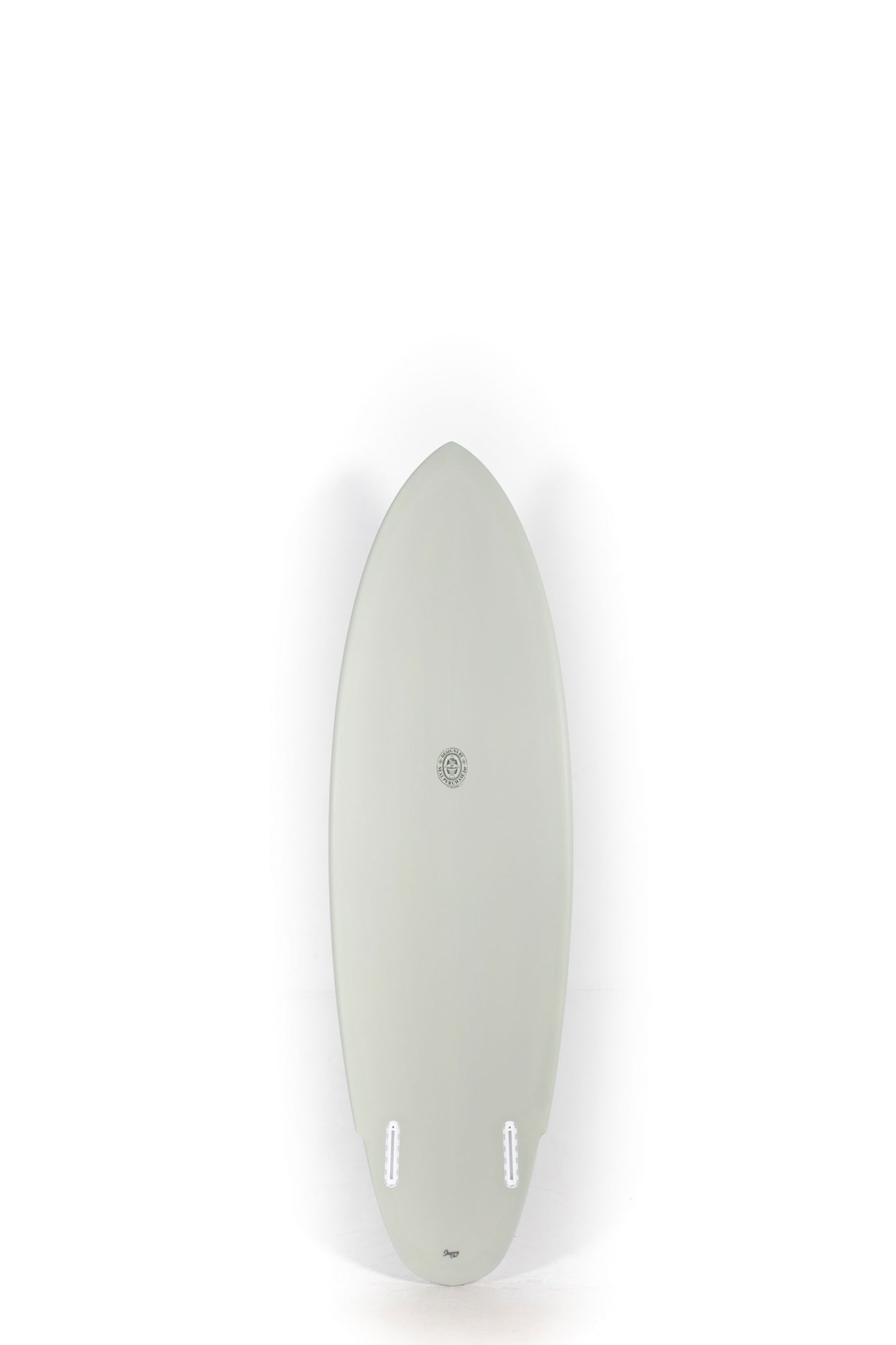 White and Green Neal Purchase Jnr Surfboard Diamond Twin size 6'1" at Pukas Surf Shop - 2