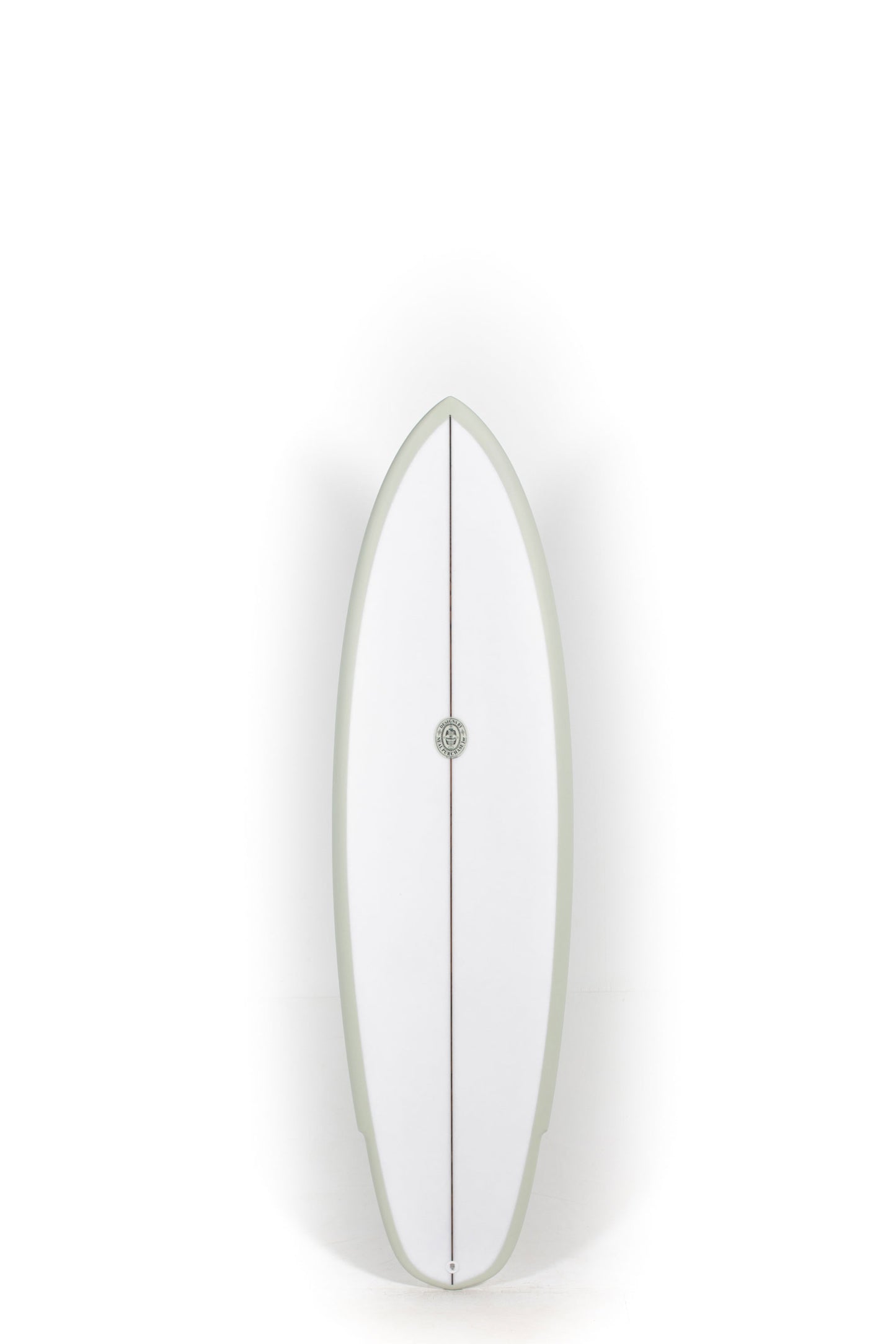 White and Green Neal Purchase Jnr Surfboard Diamond Twin size 6'3" at Pukas Surf Shop