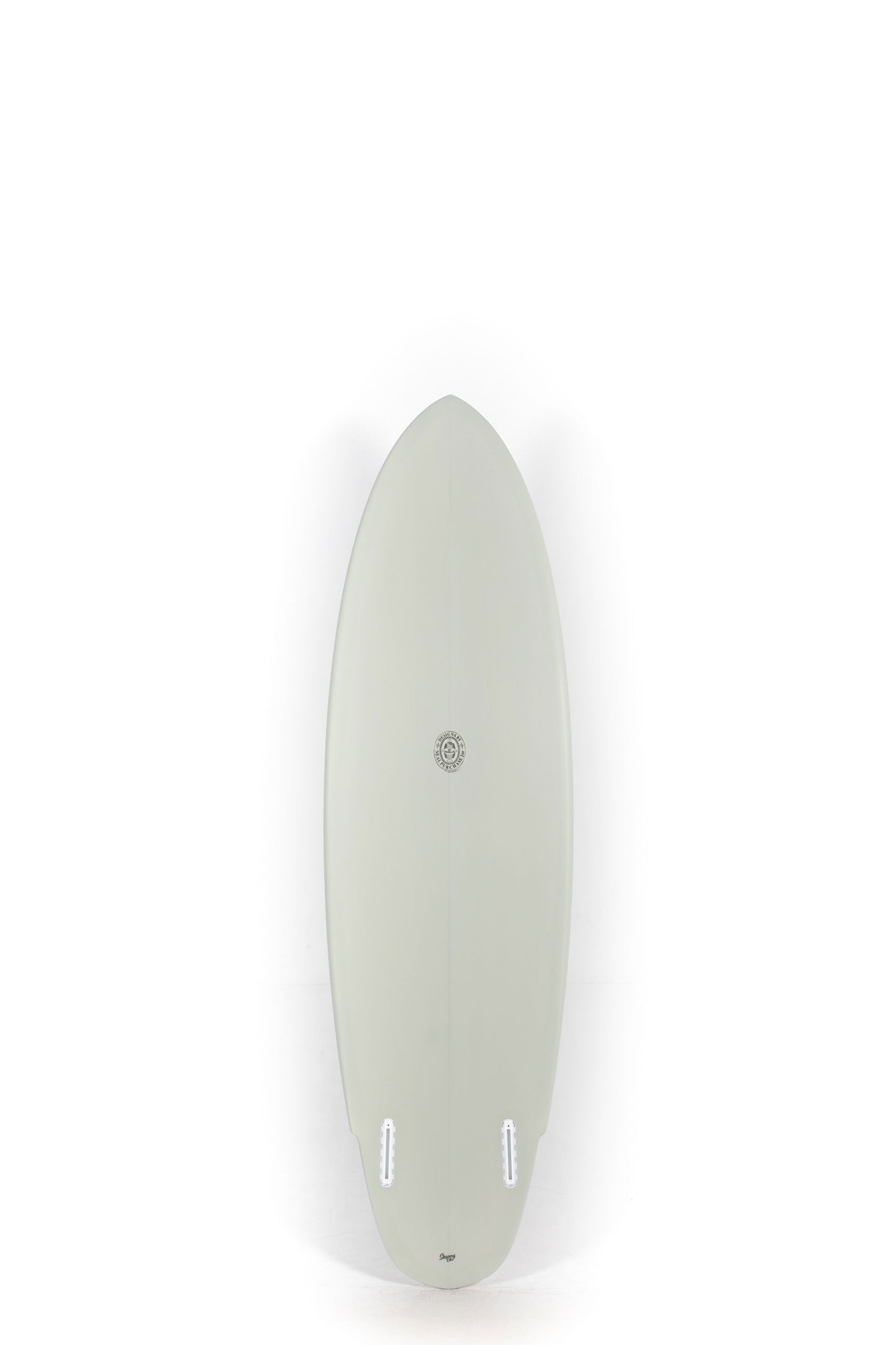 White and Green Neal Purchase Jnr Surfboard Diamond Twin size 6'3" at Pukas Surf Shop - 2