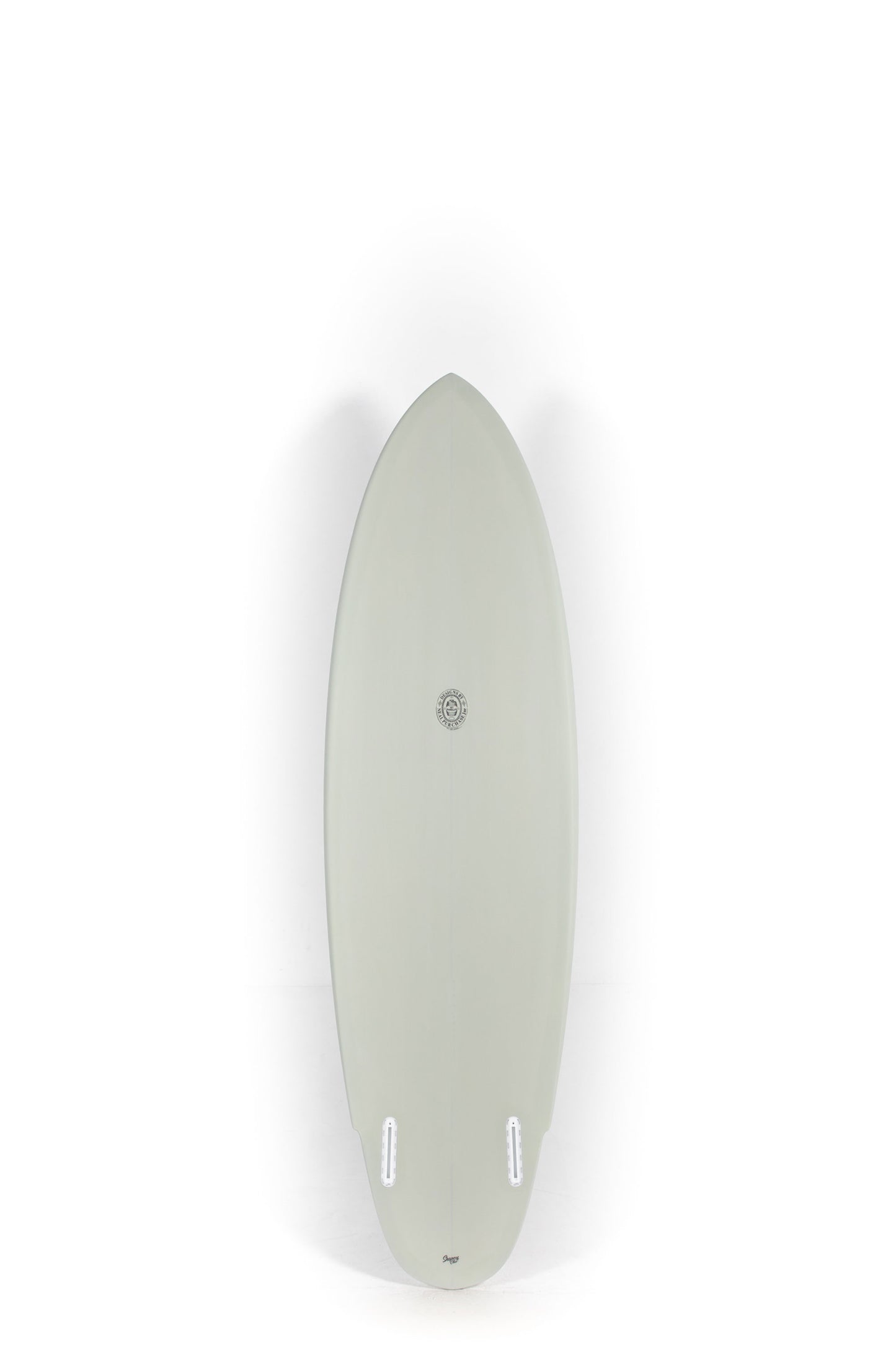 White and Green Neal Purchase Jnr Surfboard Diamond Twin size 6'5" at Pukas Surf Shop - 2
