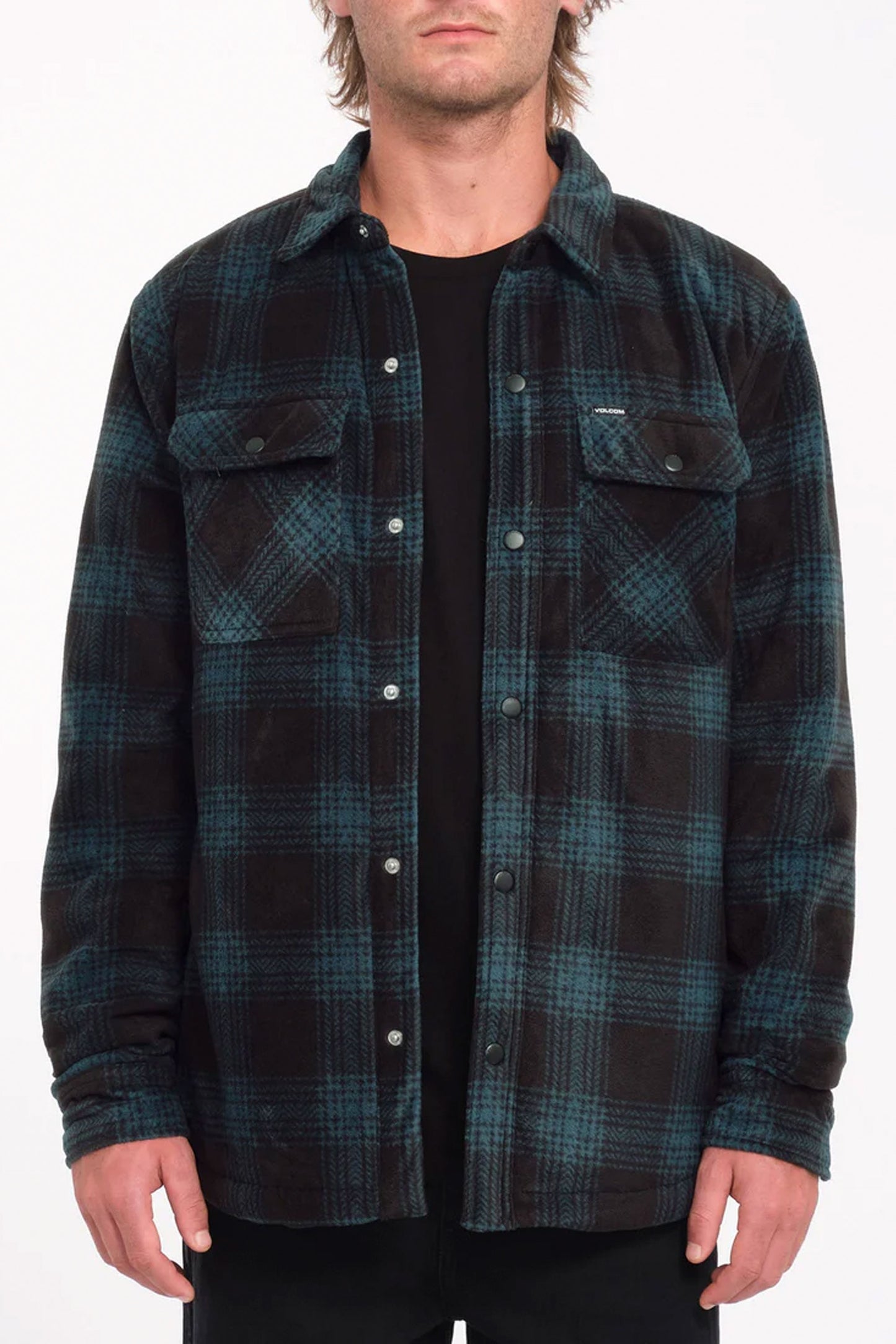 Pukas-Surf-Shop-Overshirt-Man-Volcom-Bowered-Evergreen