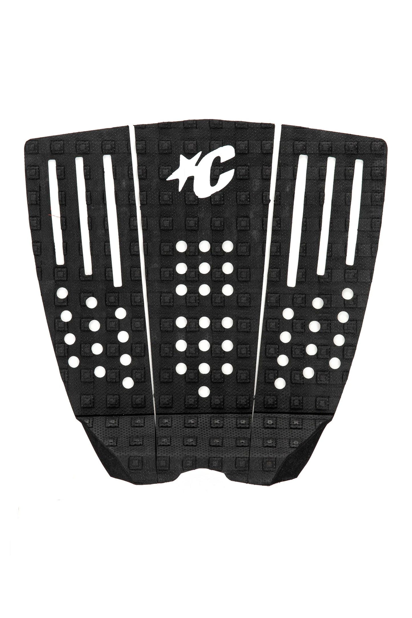 Creatures Reliance III black 3-piece flat tail pad with THERMO-LITE construction mega cut-outs and large kick