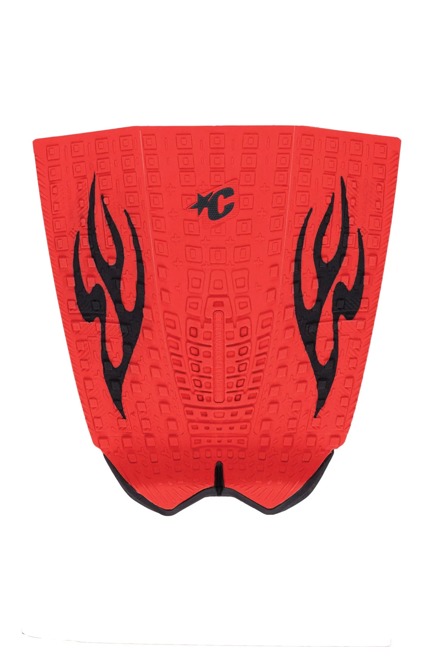 Creatures Proto 1.5 Pin Tail tail pad in Griffin Colapinto eco fluro red flames signature colorway