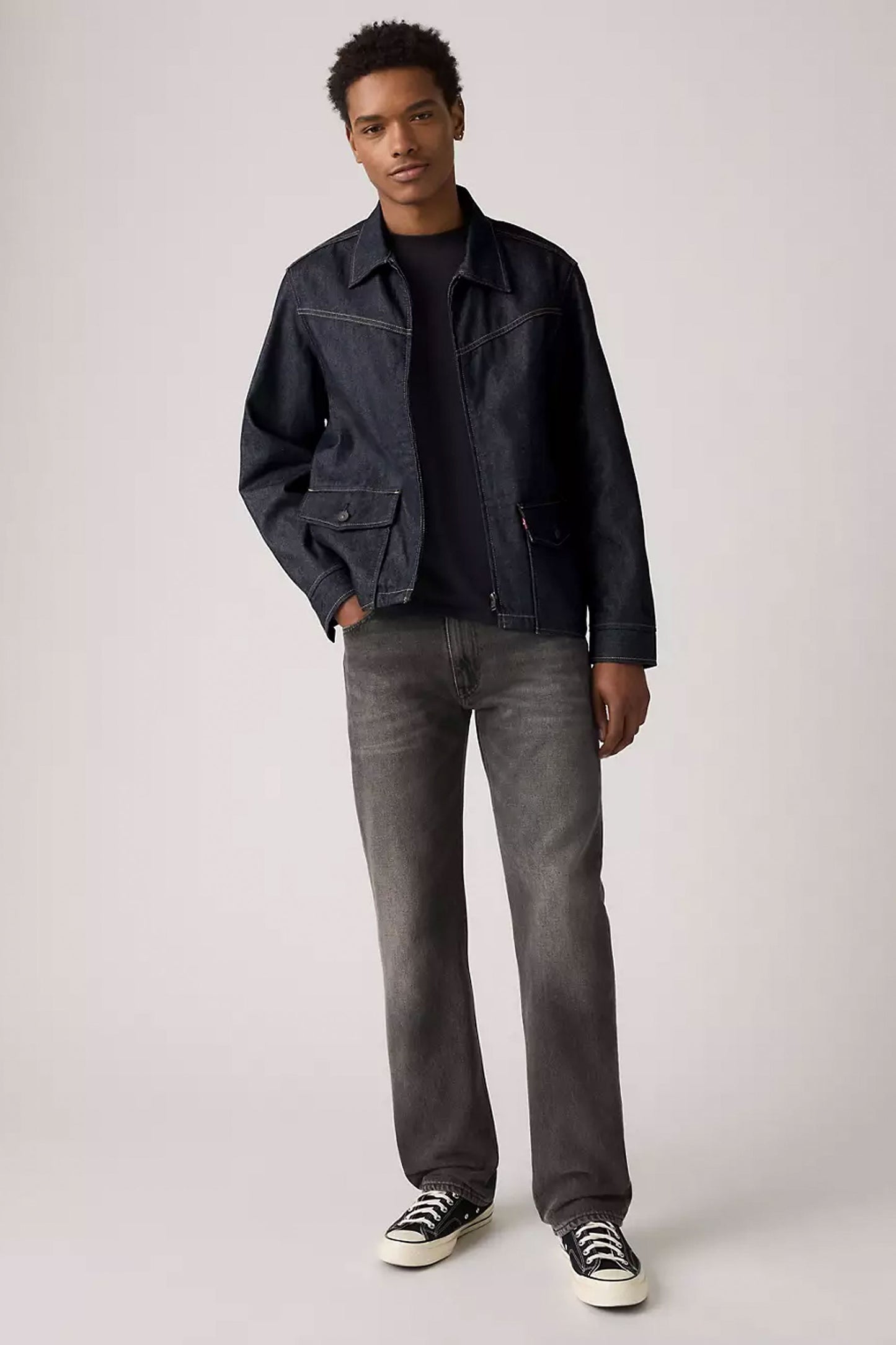 Pukas-Surf-Shop-Pant-Levis-555-Relaxed-Straight-Jeans-Black