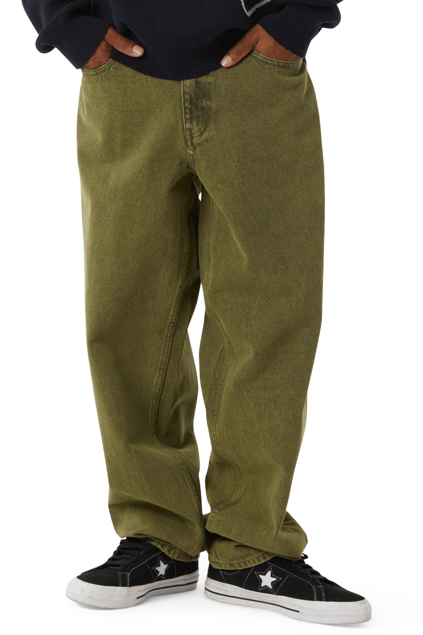 Pukas-Surf-Shop-Pant-Man-Huf-Cromer-Washed-Dried-Herb