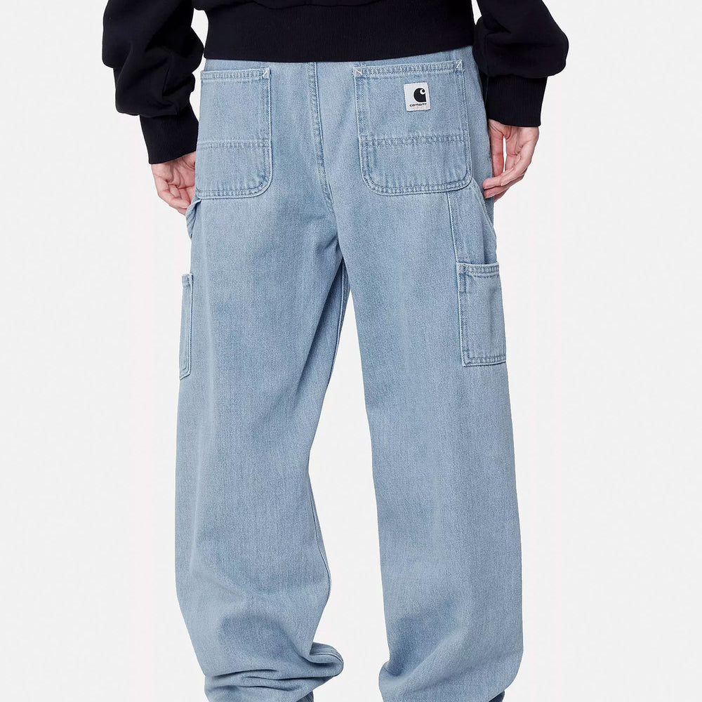 Pukas-Surf-Shop-Pant-Woman-Carhartt-WIP-Pierce-Blue-Stone-Blached