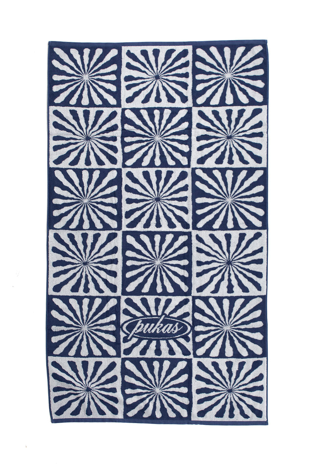 Pukas Pattern PUKAS Anemona Towel Blue | Shop at PUKAS SURF SHOP