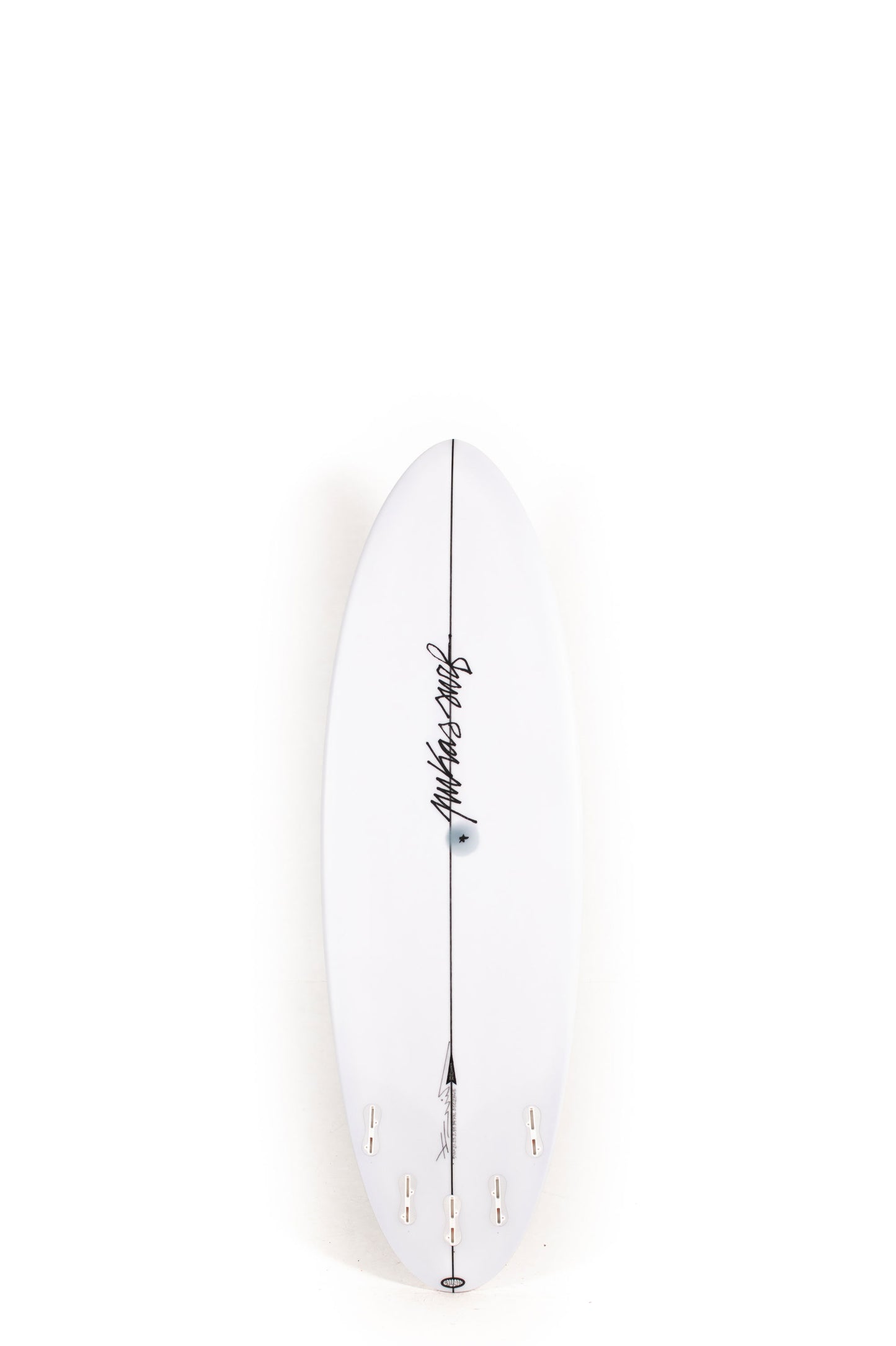 Blue Pukas Surfboard Balloon size 5'10" on a white background by Pukas Surf Shop - 2