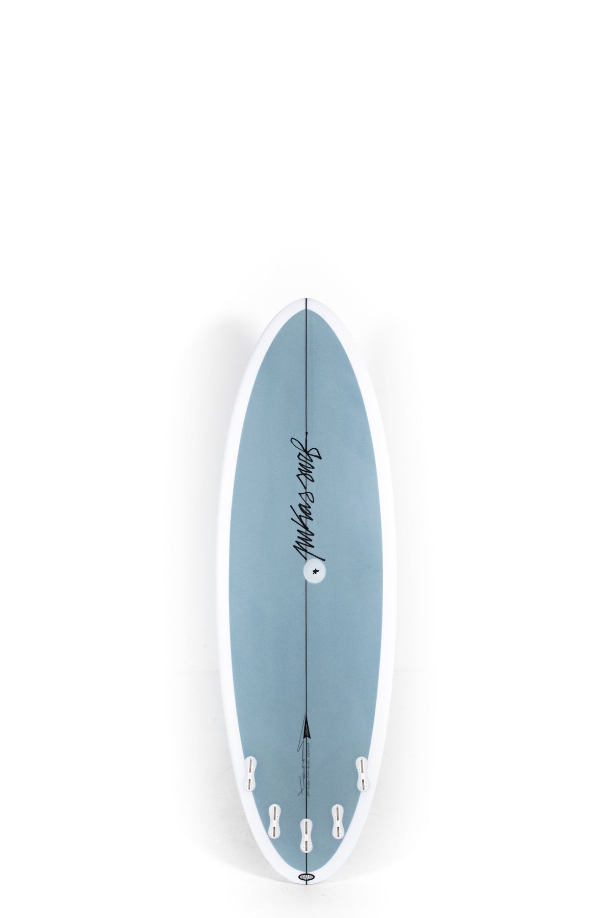 Grey Pukas Surfboard Balloon size 5'11" on a white background by Pukas Surf Shop - 2