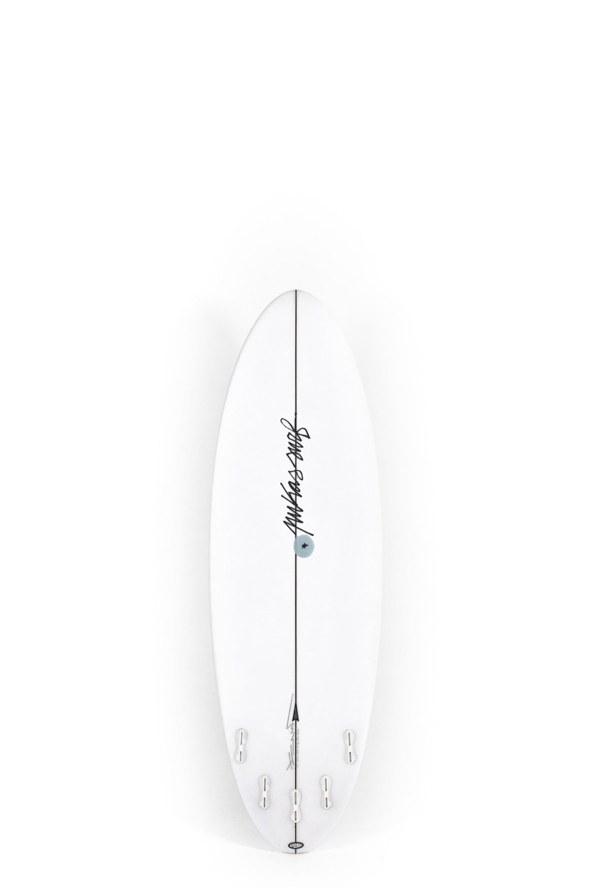 Grey Pukas Surfboard Balloon size 5'11" on a white background by Pukas Surf Shop - 2