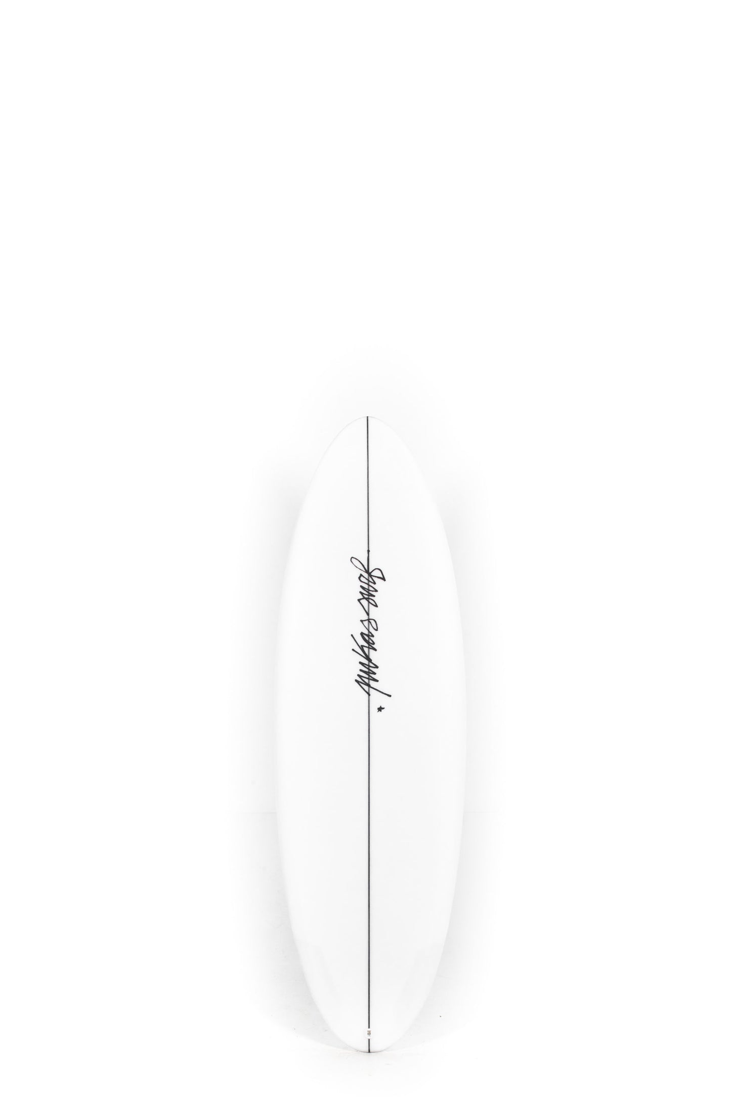 White Pukas Surfboard Balloon size 5'6" on a white background by Pukas Surf Shop - 1
