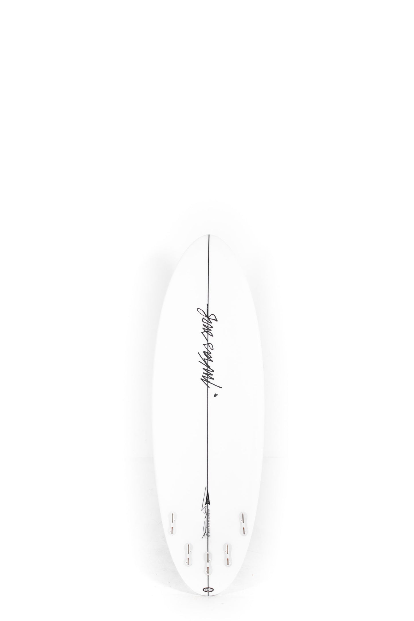 White Pukas Surfboard Balloon size 5'6" on a white background by Pukas Surf Shop - 2