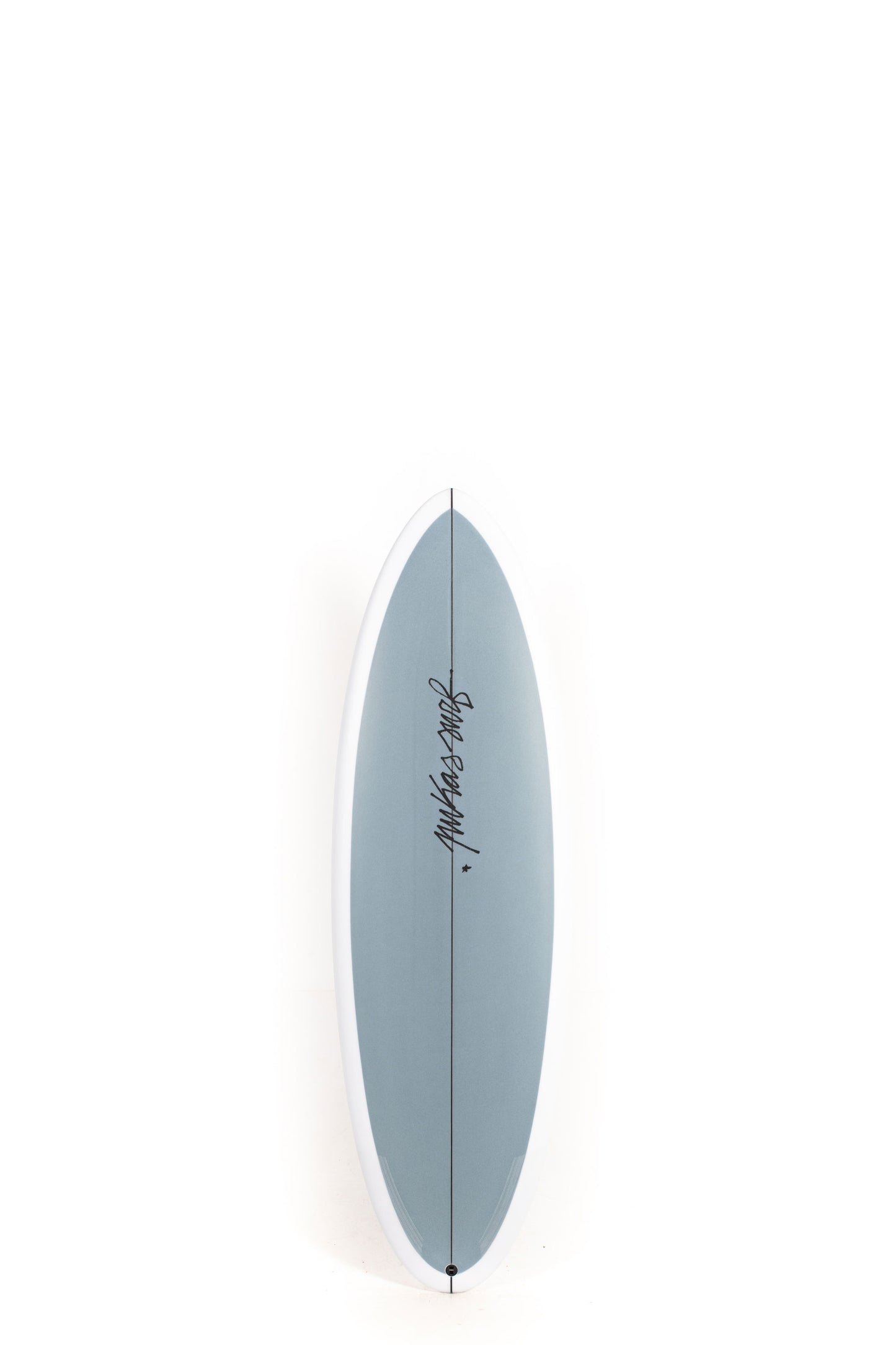 Blue Pukas Surfboard Balloon size 5'7" on a white background by Pukas Surf Shop