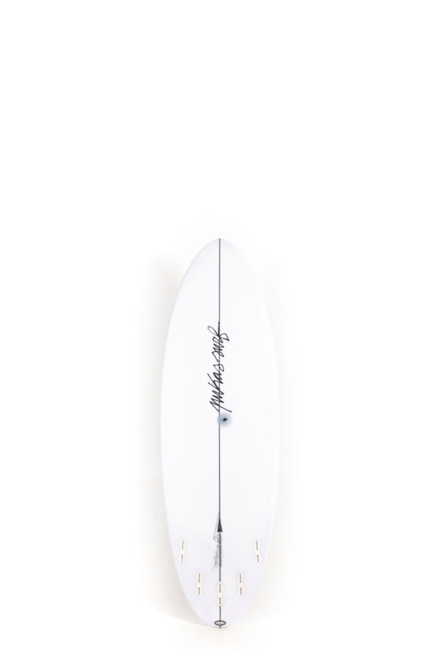 Blue Pukas Surfboard Balloon size 5'7" on a white background by Pukas Surf Shop - 2