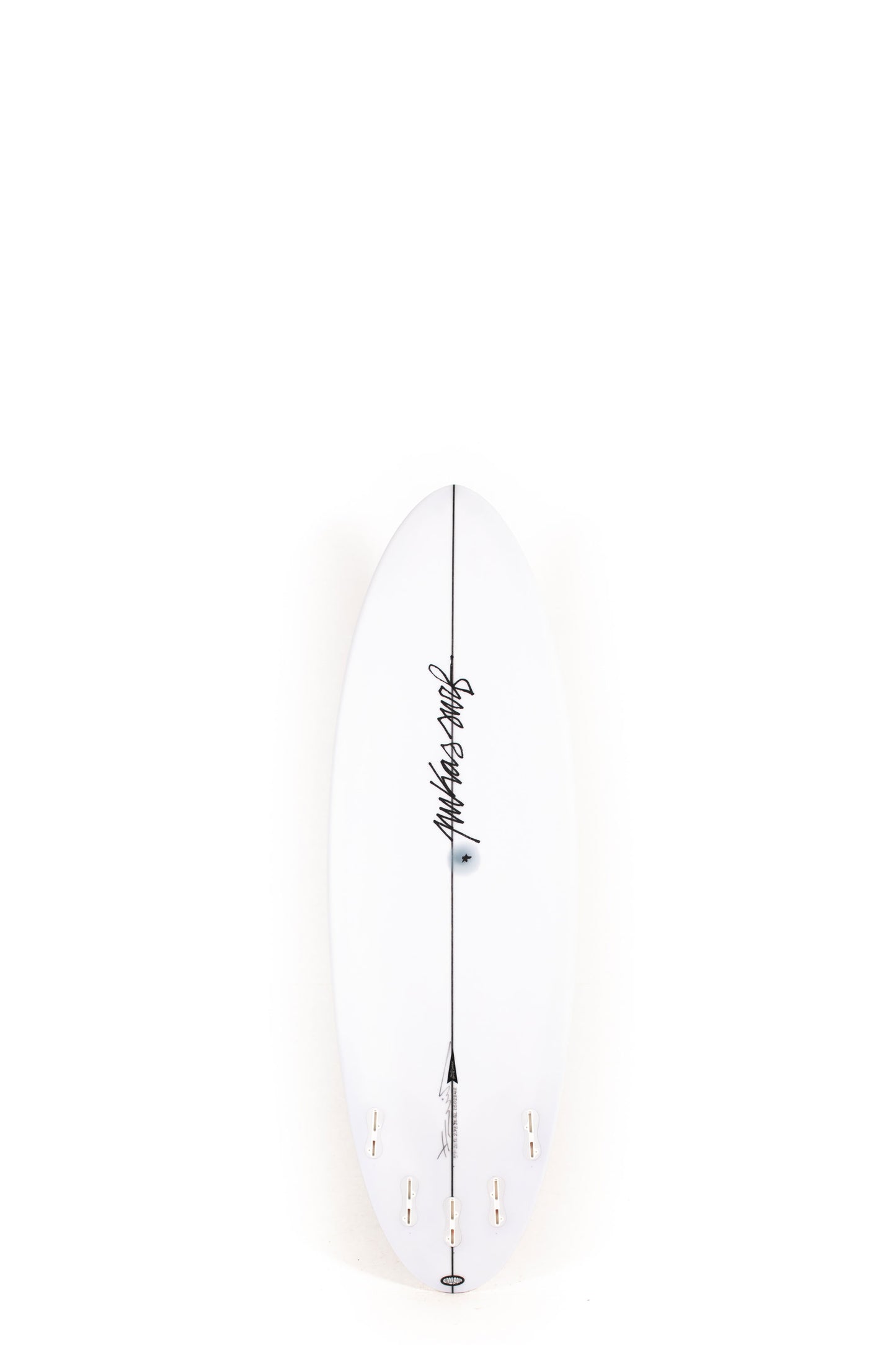 Grey Pukas surfboard Balloon size 5'7" on a white background by Pukas Surf Shop - 2