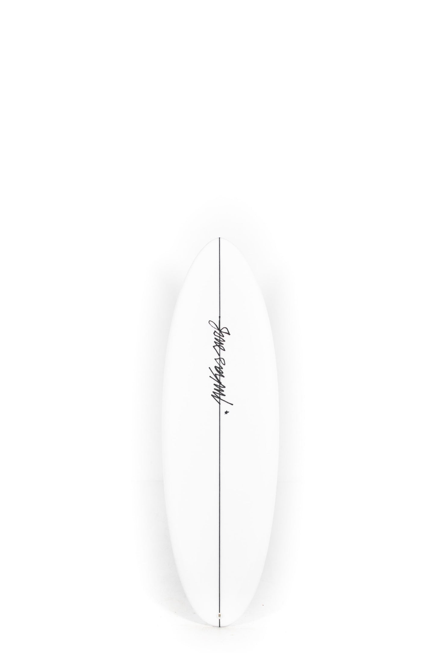 White Pukas Surfboard Balloon size 5'7" on a white background by Pukas Surf Shop - 1
