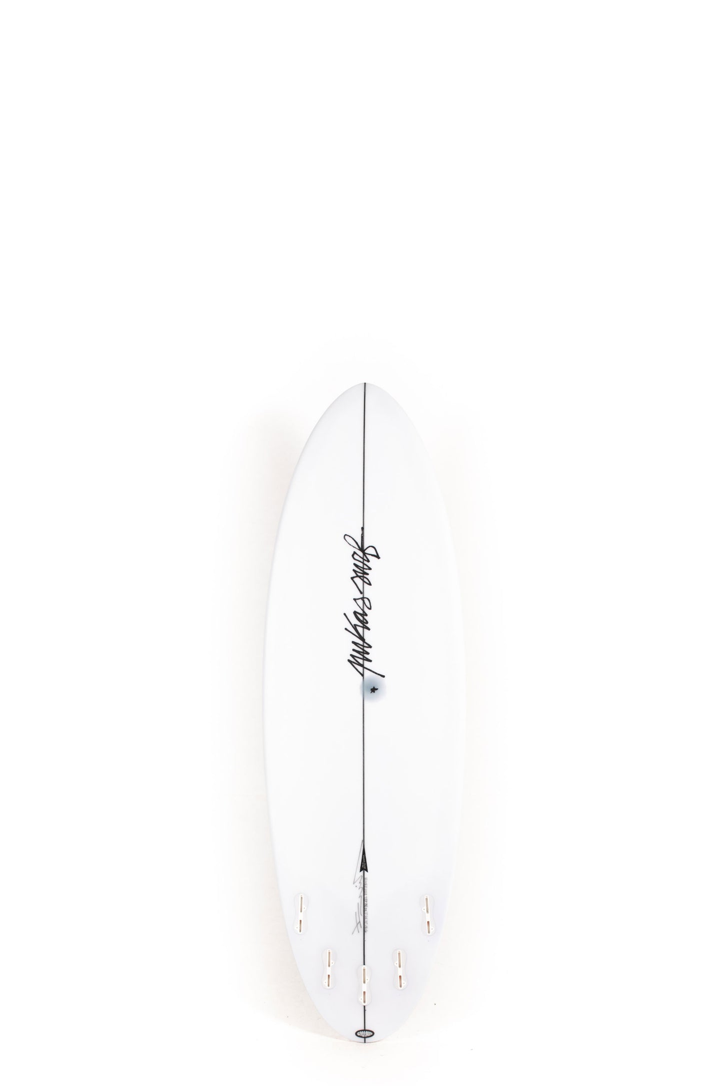 Grey and white Pukas Surfboard Balloon size 5'8" on a white background by Pukas Surf Shop - 2