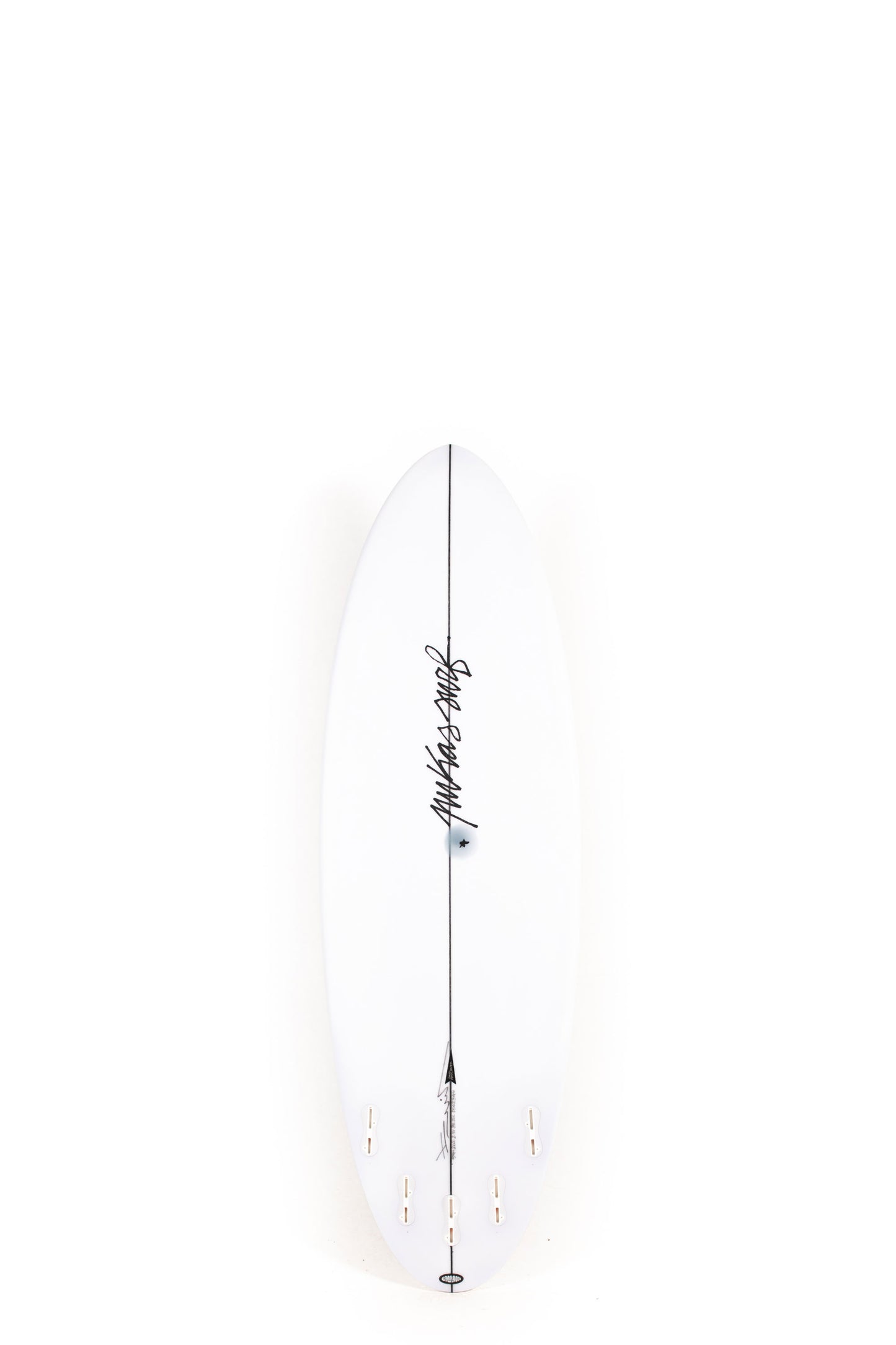 Grey Pukas Surfboard Balloon size 5'9" on a white background by Pukas Surf Shop - 2