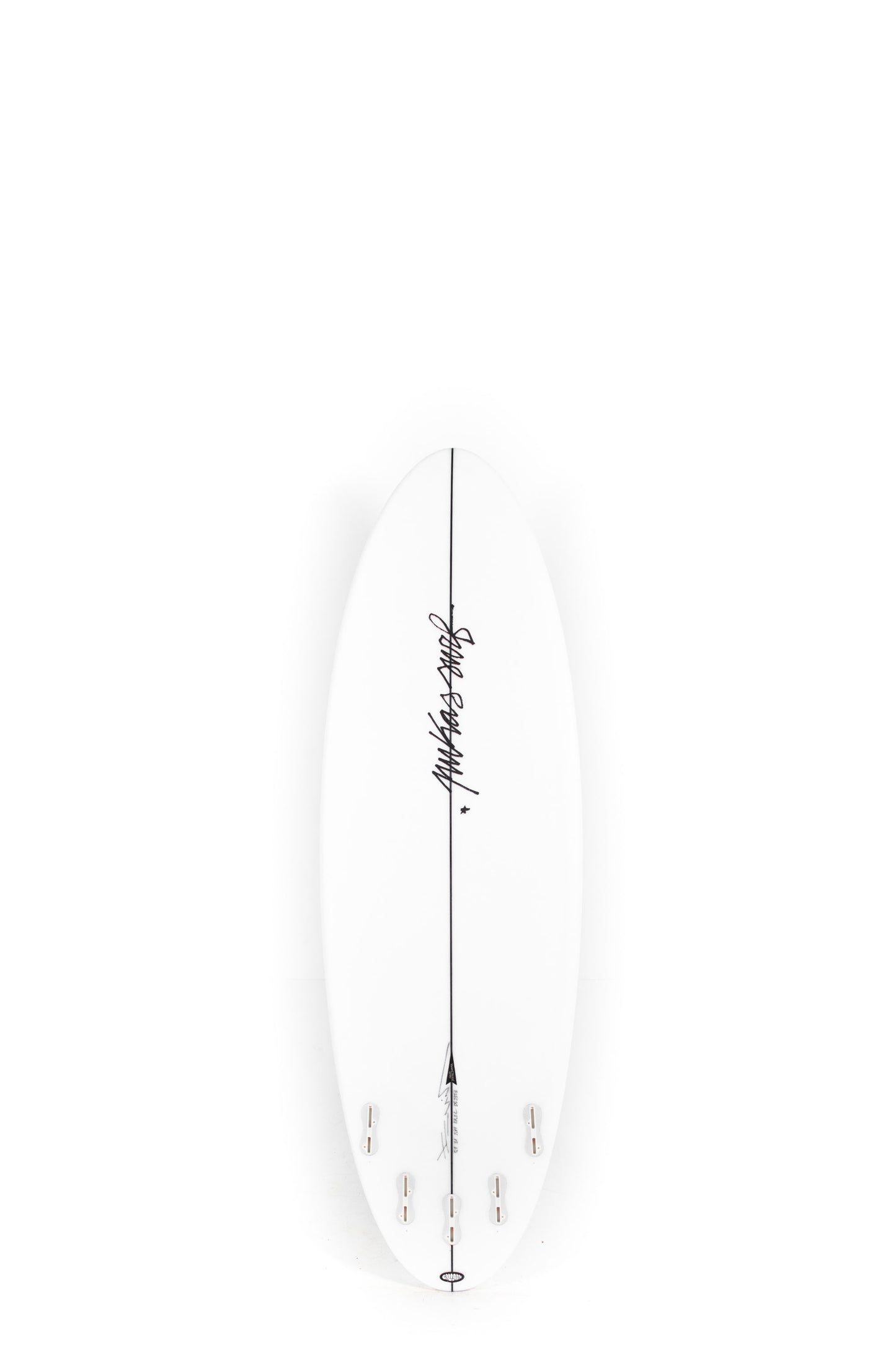 White Pukas Surfboard Balloon size 5'9" on a white background by Pukas Surf Shop - 2