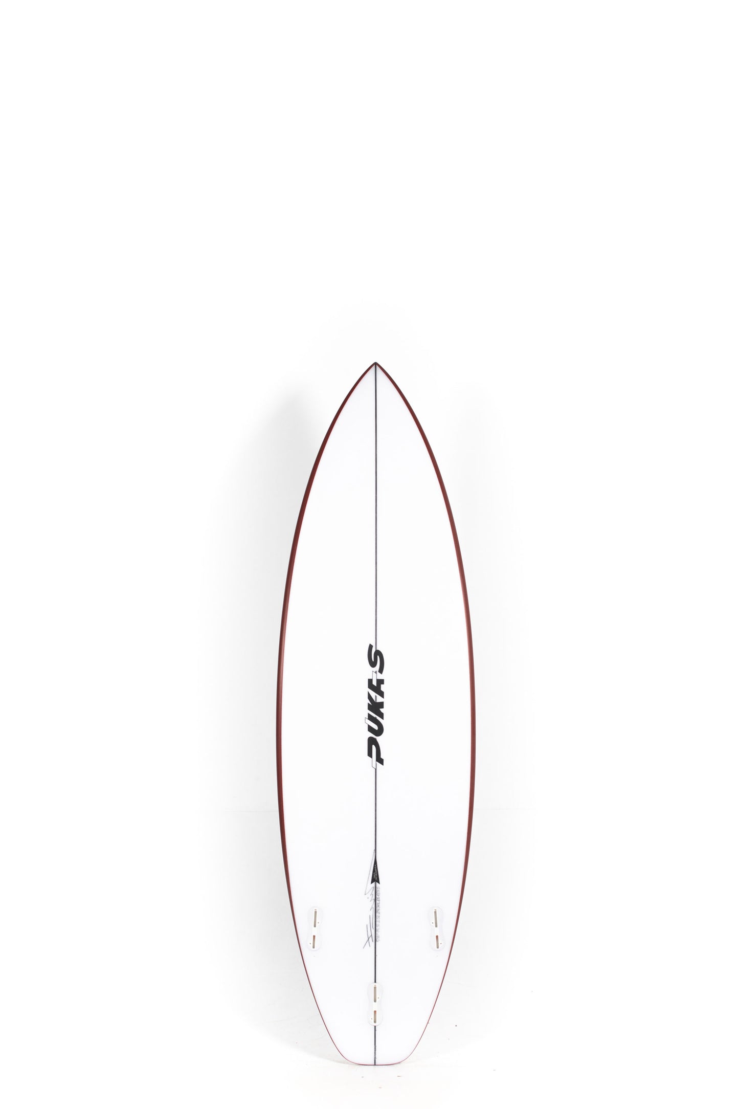 White Pukas Surfboard Beachy Mood size 5'10" at Pukas Surf Shop - 2