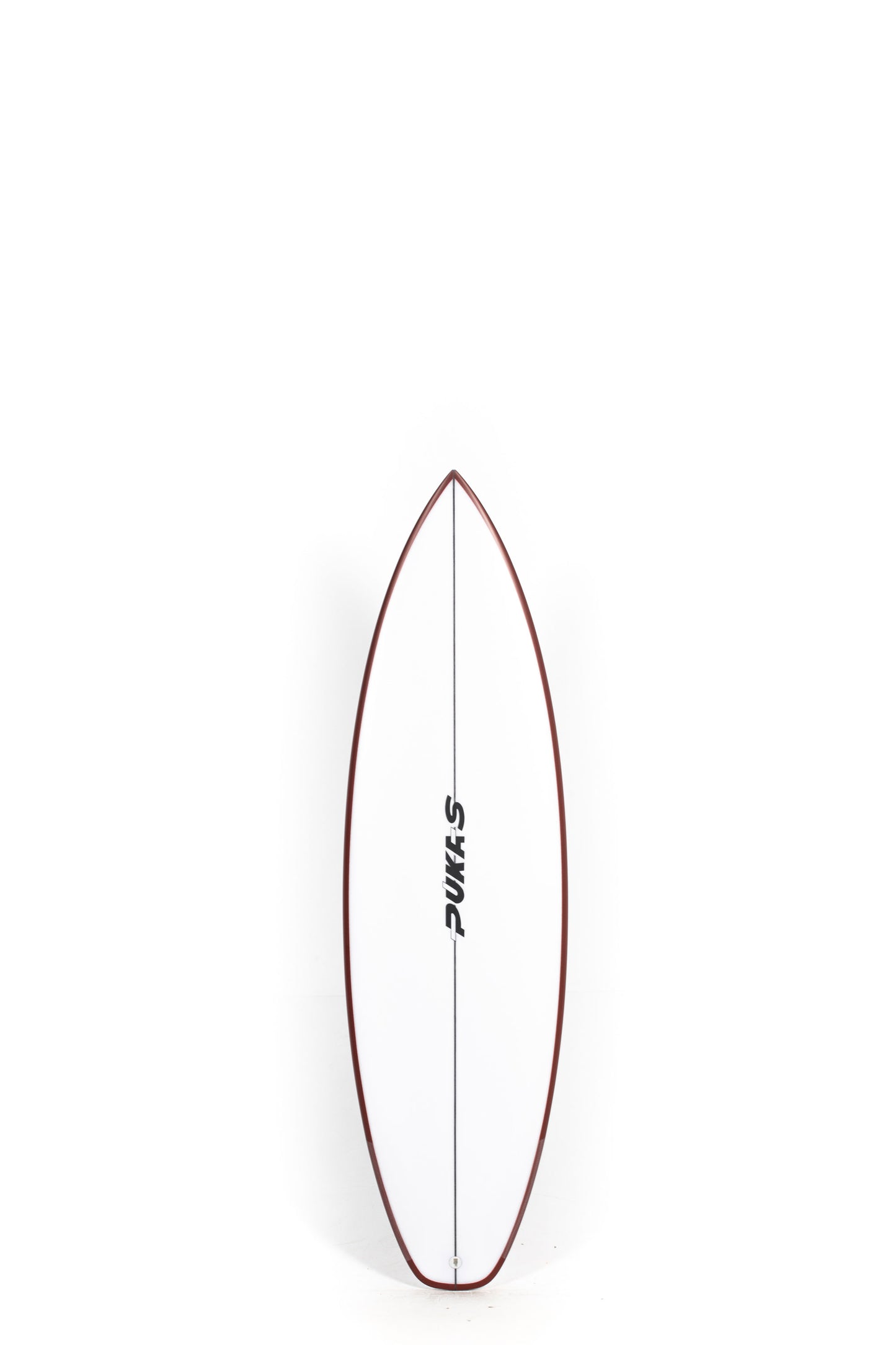 White Pukas Surfboard Beachy Mood size 5'8" at Pukas Surf Shop